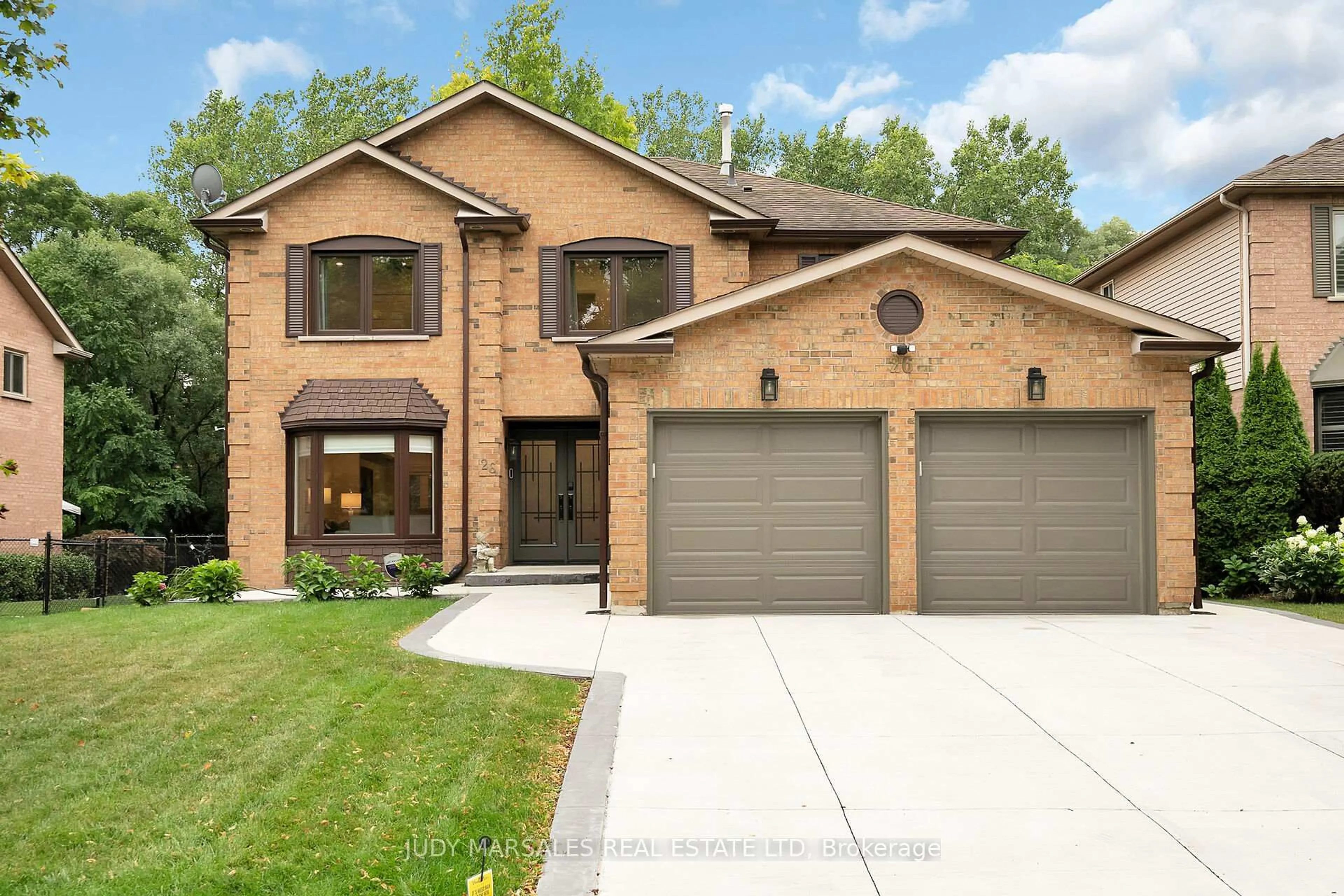 Home with brick exterior material, street for 26 Huntingwood Ave, Hamilton Ontario L9H 6V9