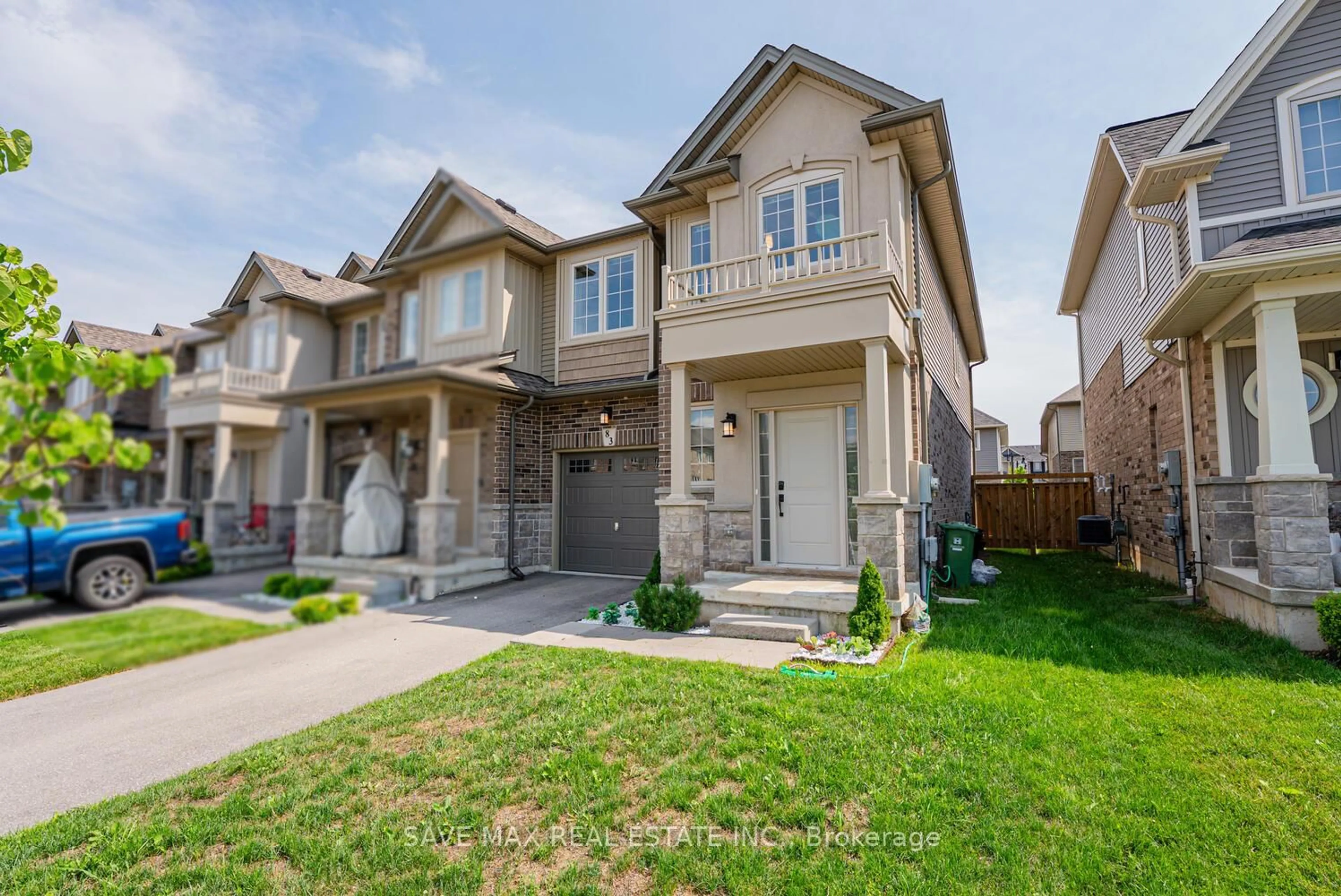 Home with brick exterior material, street for 83 Beasley Grve, Hamilton Ontario L9K 0J7