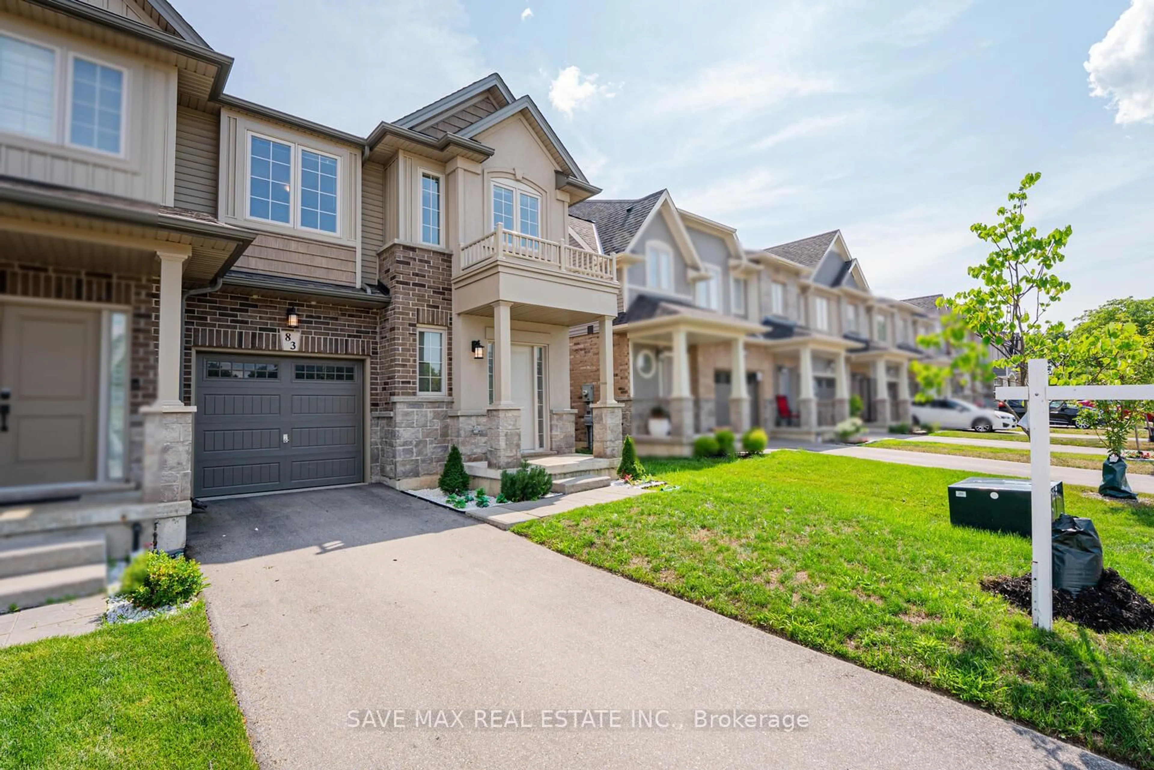 Home with brick exterior material, street for 83 Beasley Grve, Hamilton Ontario L9K 0J7