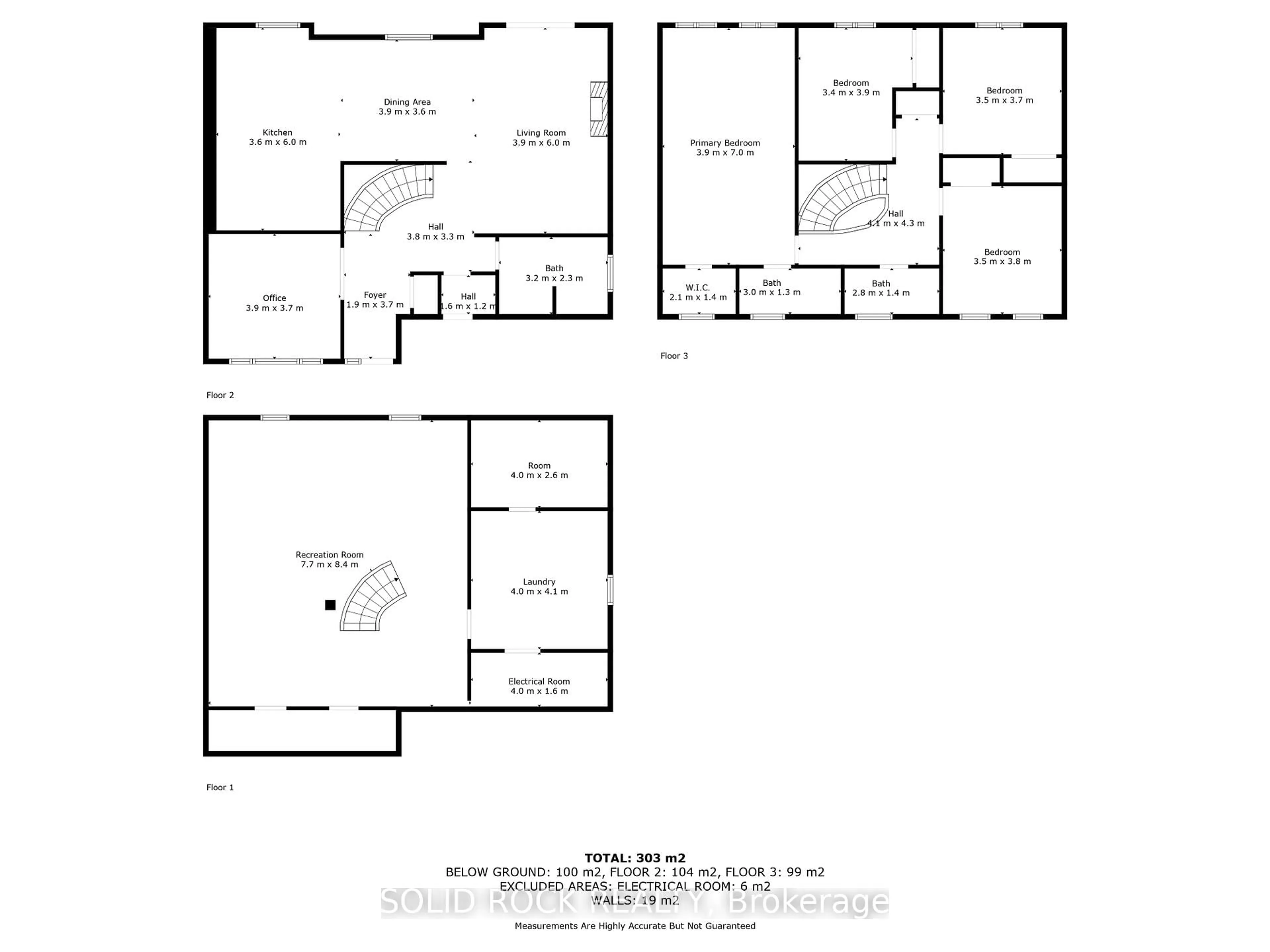 Floor plan for 210 Carleton Ave, Ottawa Ontario K1Y 0J3