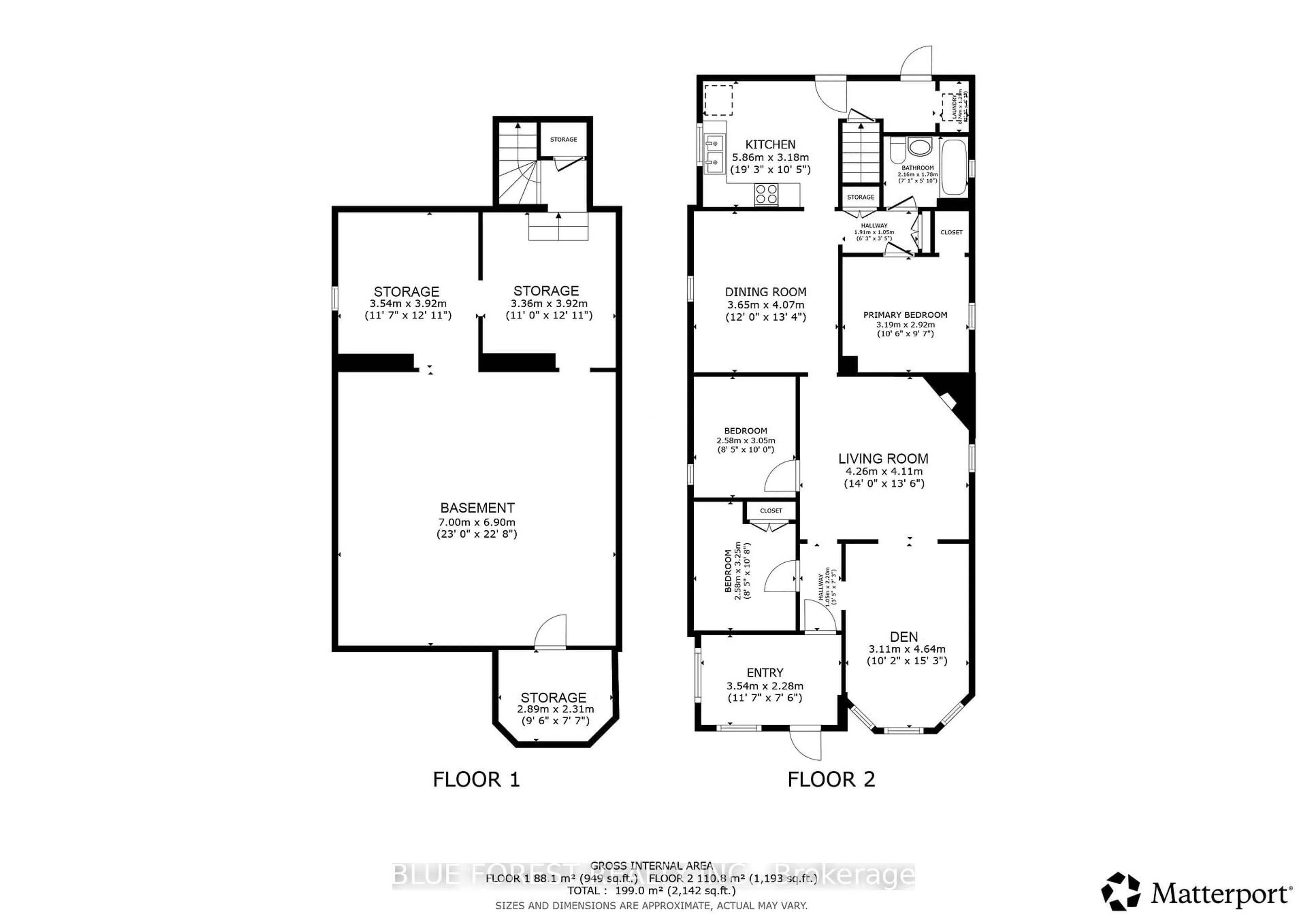 Floor plan for 94 Manitoba St, St. Thomas Ontario N5P 3A4
