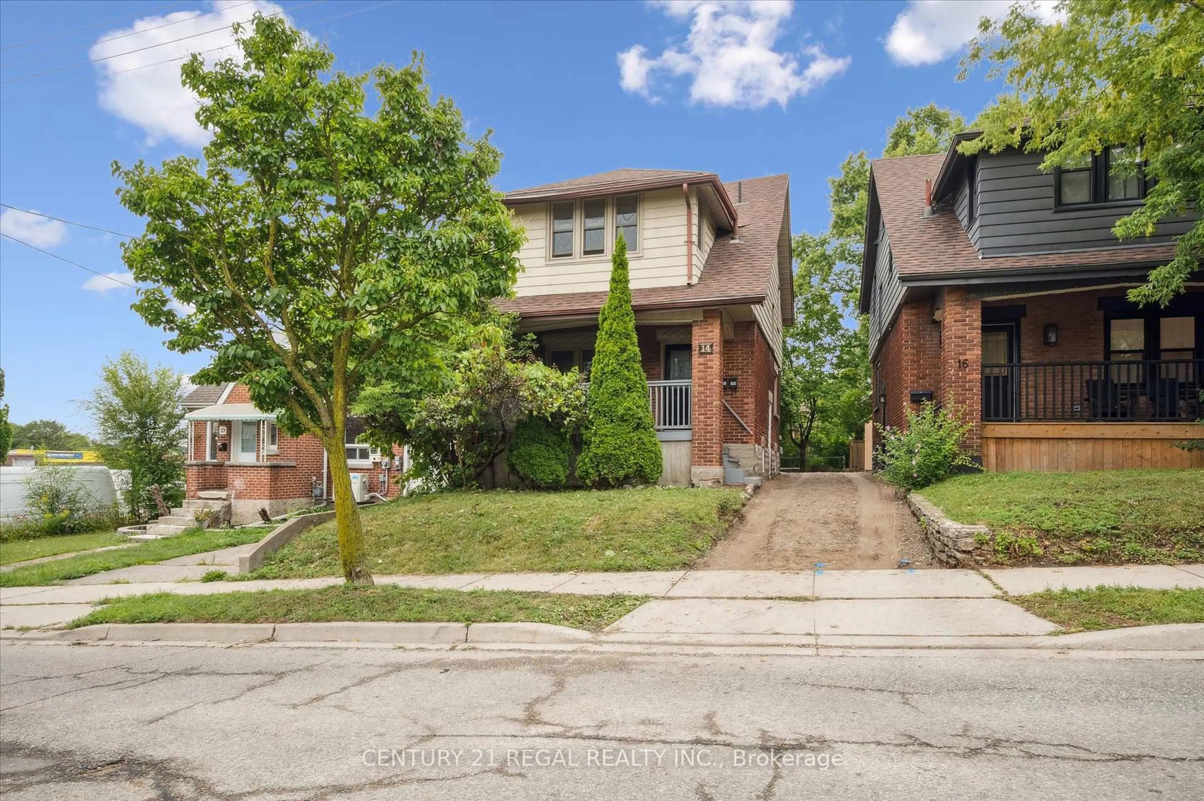 Home with brick exterior material, street for 14 Stirling Ave, Kitchener Ontario N2H 3G5