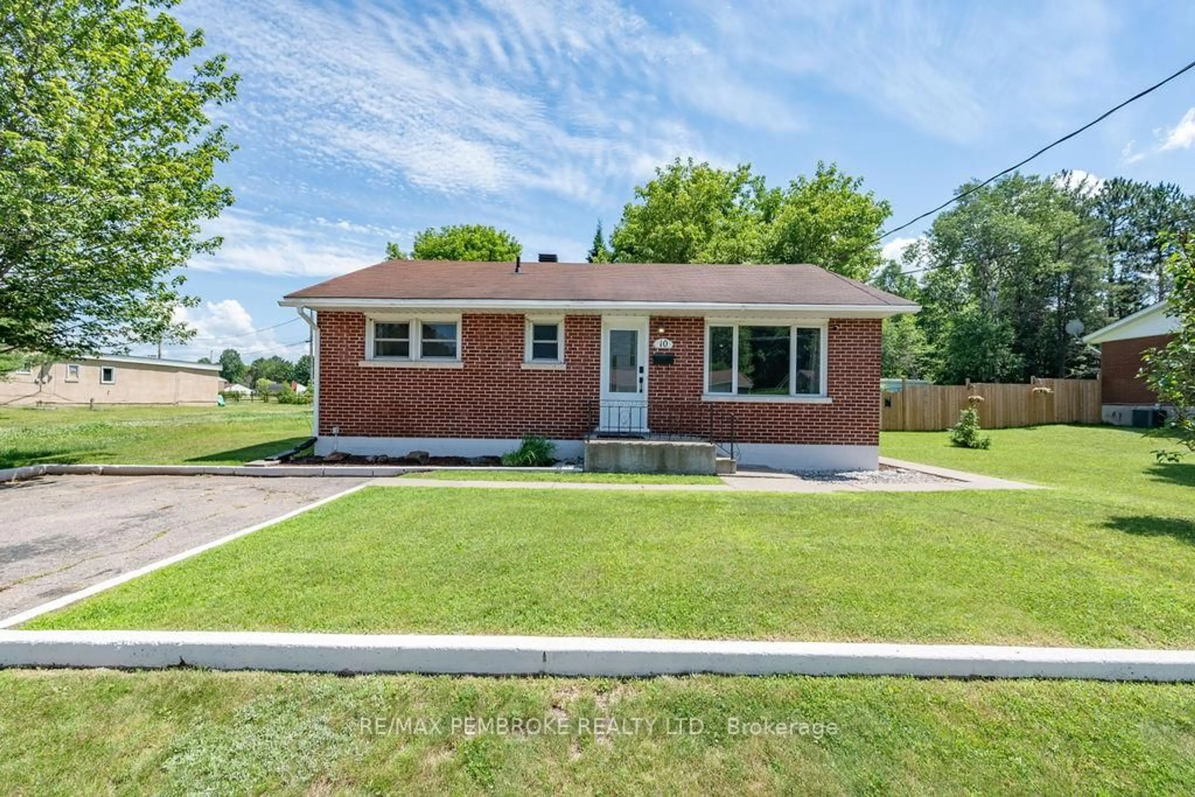 Home with brick exterior material, street for 10 Silke Dr, Petawawa Ontario K8H 2K7