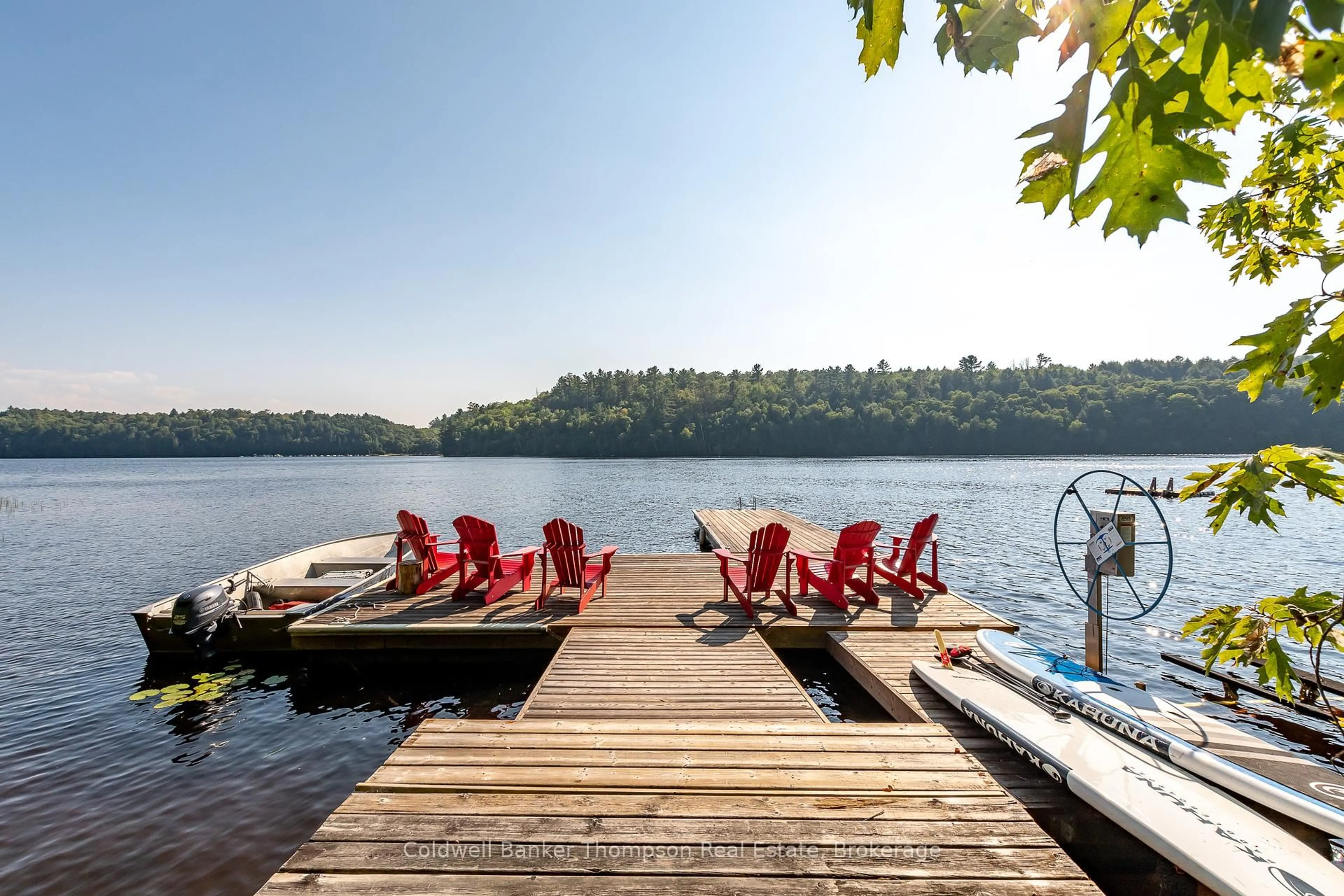 Patio, water/lake/river/ocean view for 778 Big Island, Huntsville Ontario P1H 2J2