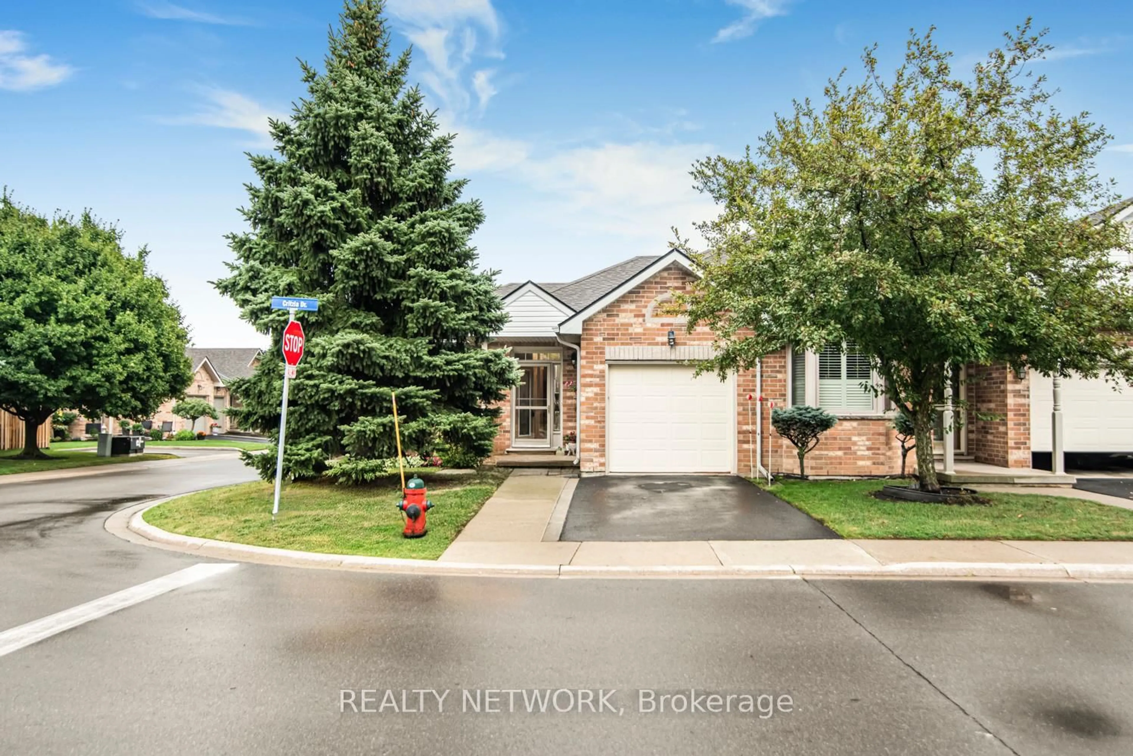Home with brick exterior material, street for 25 Critzia Dr #25, Hamilton Ontario L0R 1W0