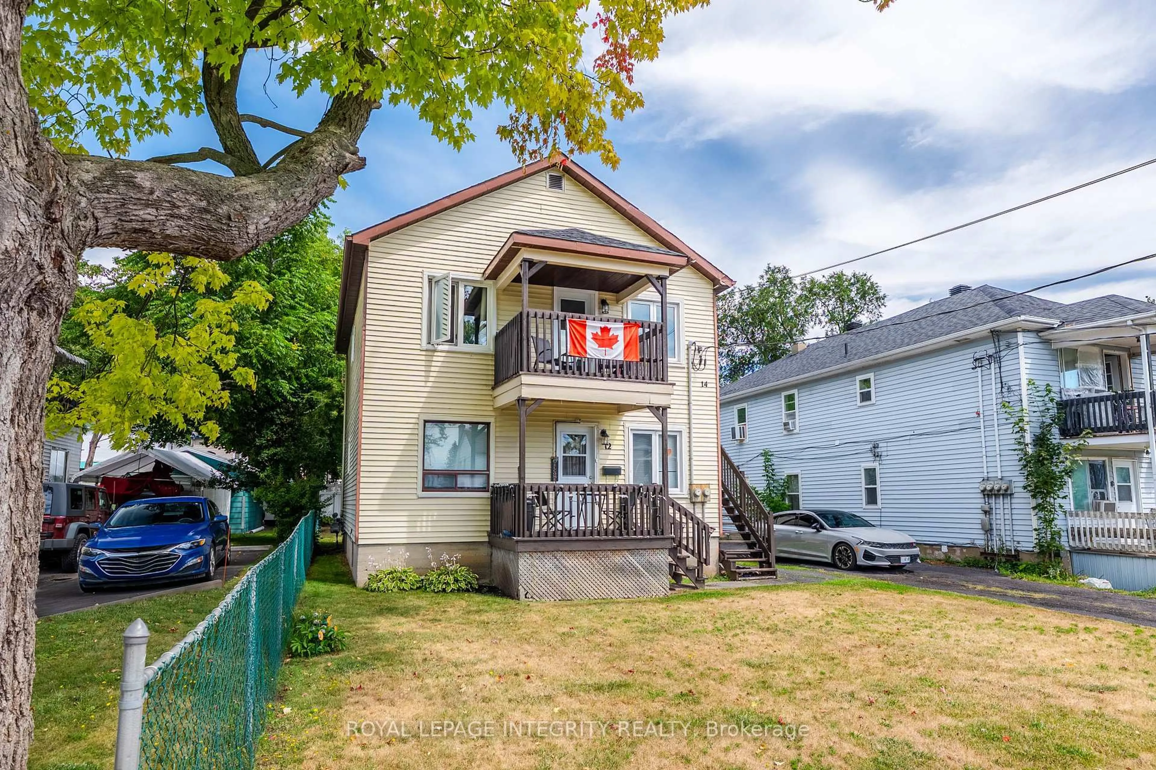 Patio, street for 12 Leonia St #12-14, Cornwall Ontario K6H 5L6