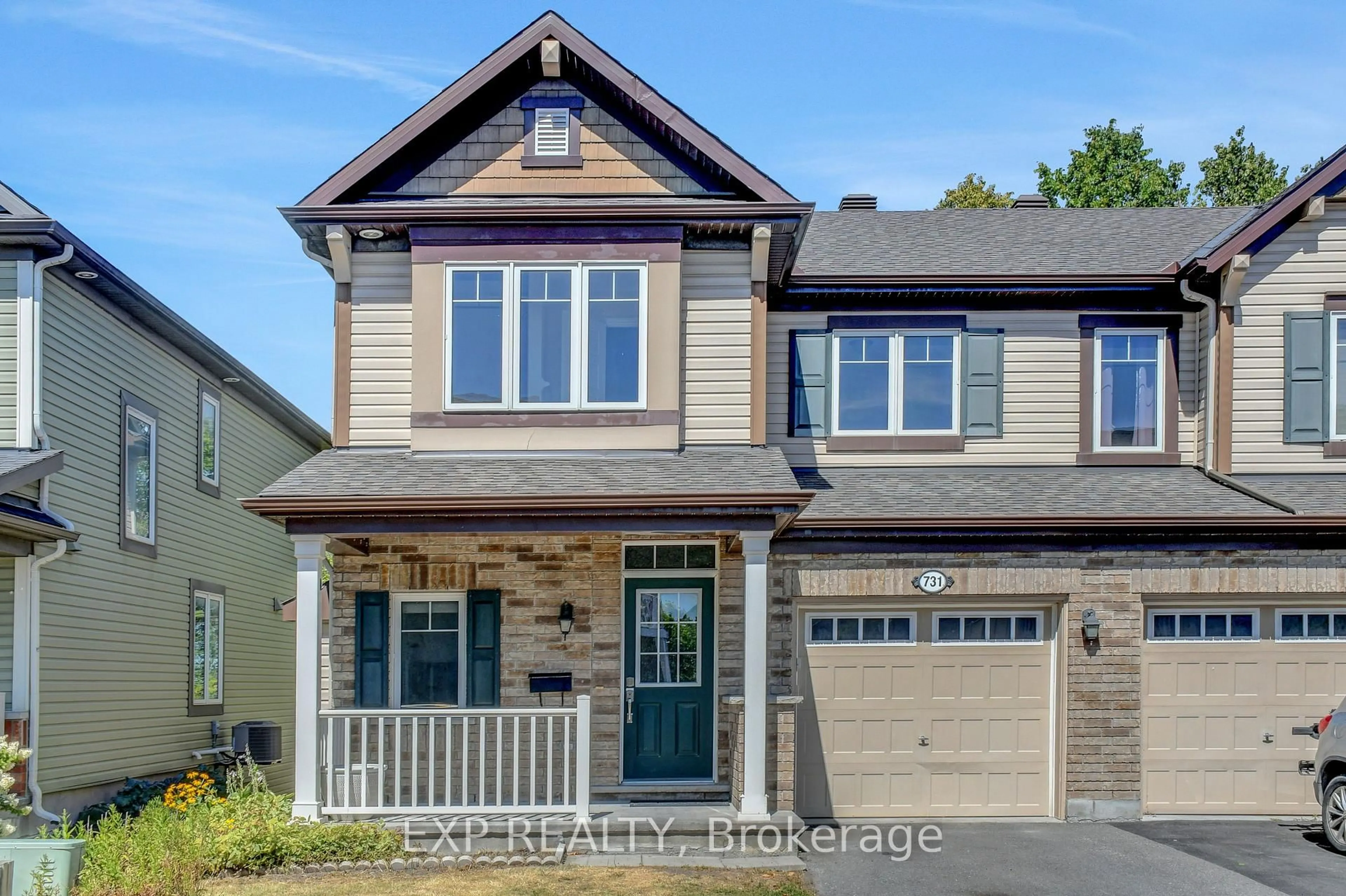 Home with brick exterior material, street for 731 Maloja Way, Ottawa Ontario K2S 0N6