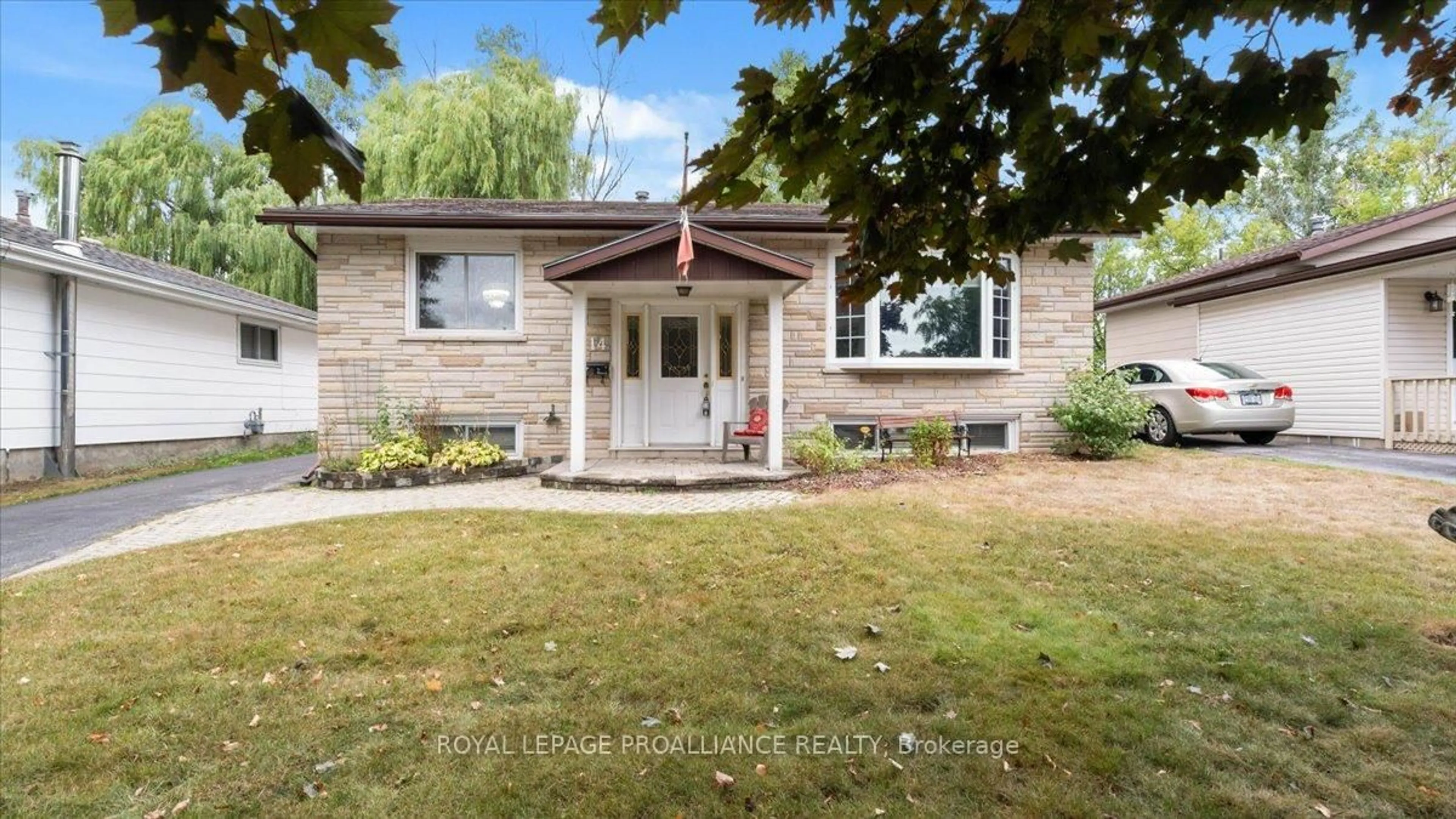 Home with brick exterior material, street for 14 Connolly Ave, Quinte West Ontario K8V 5T4