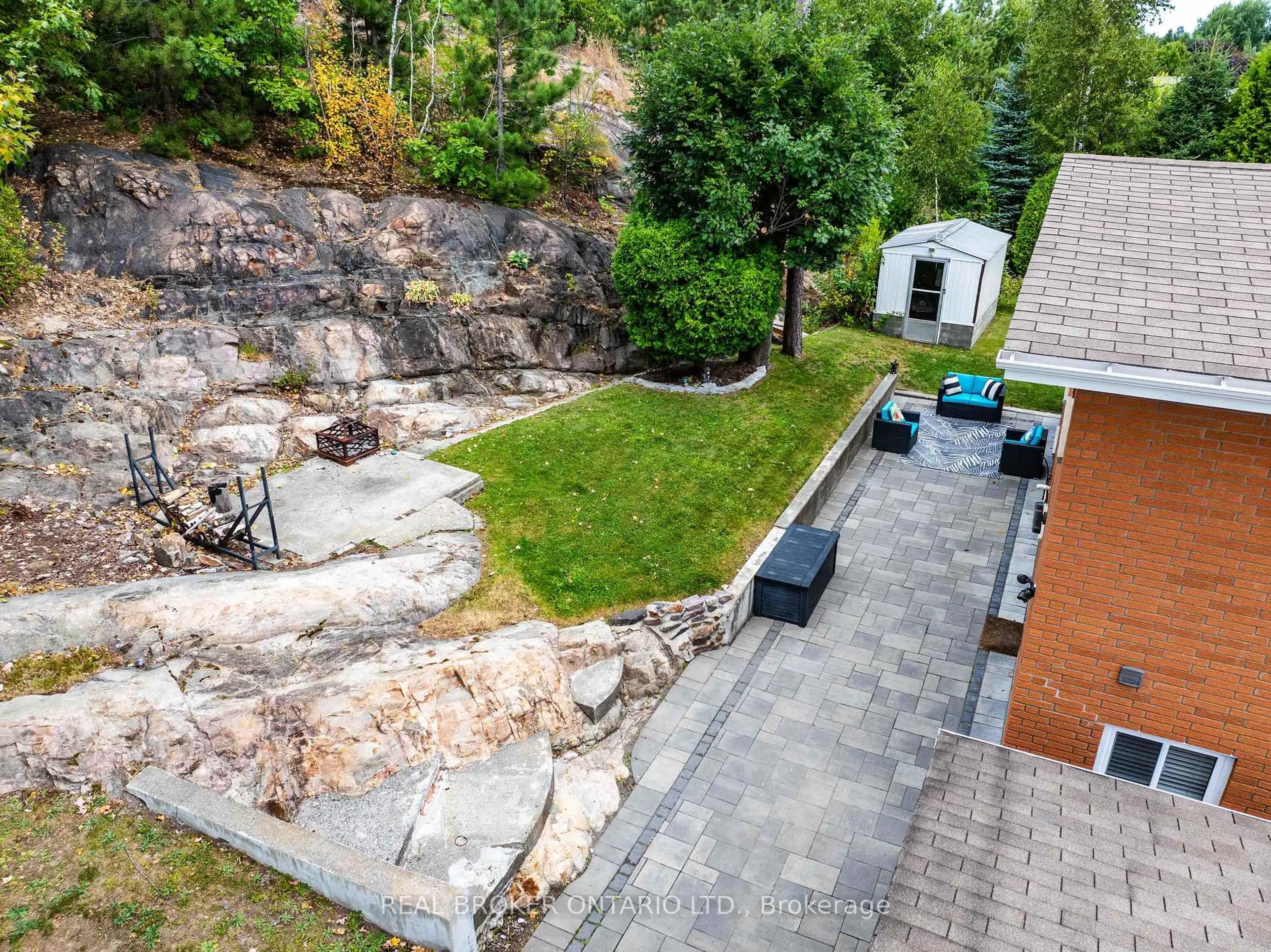 A pic from outside/outdoor area/front of a property/back of a property/a pic from drone, unknown for 391 Harrison Dr, Greater Sudbury Ontario P3E 5E1