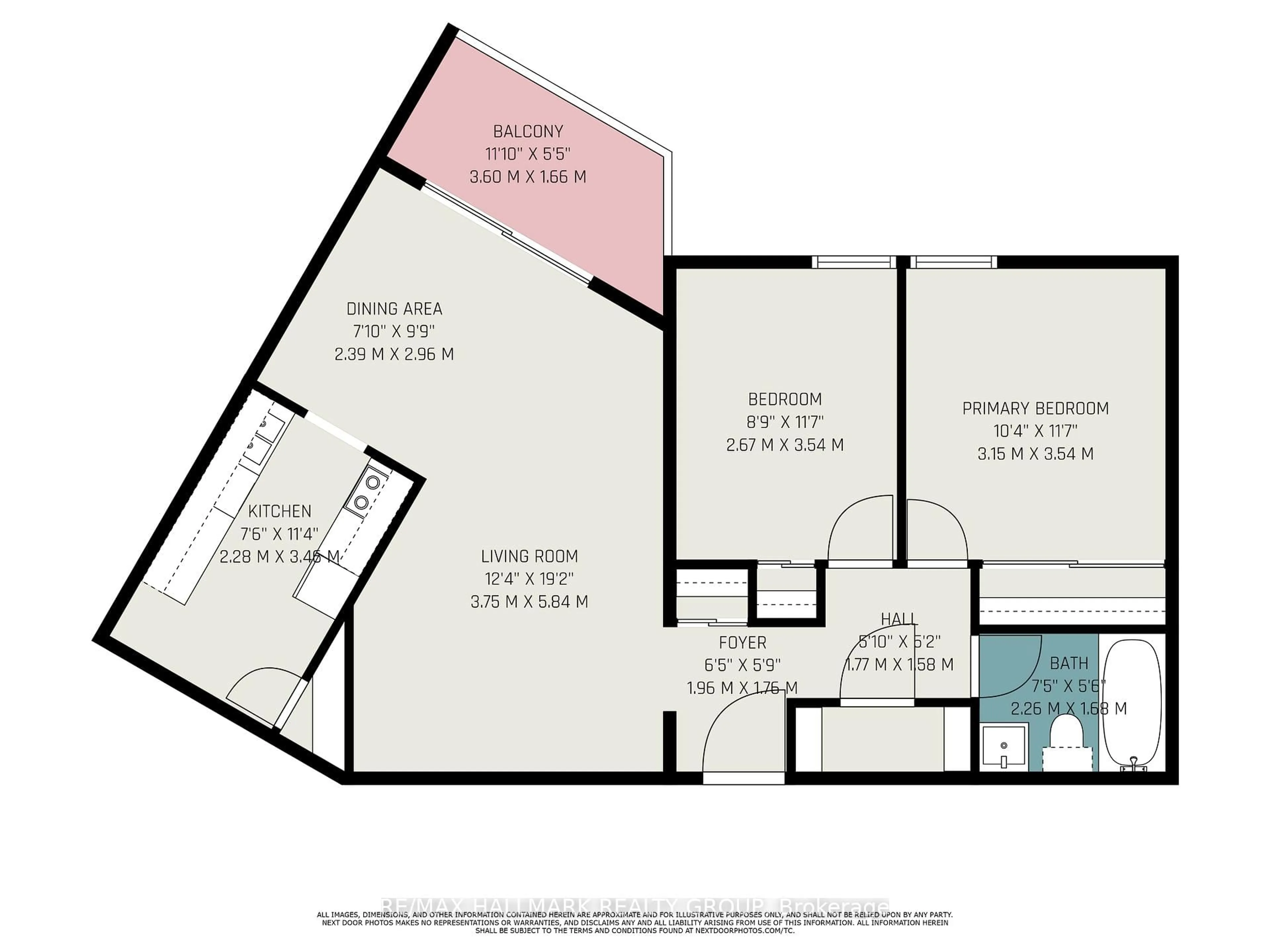 Floor plan for 2020 Jasmine Cres #407, Ottawa Ontario K1J 8K5