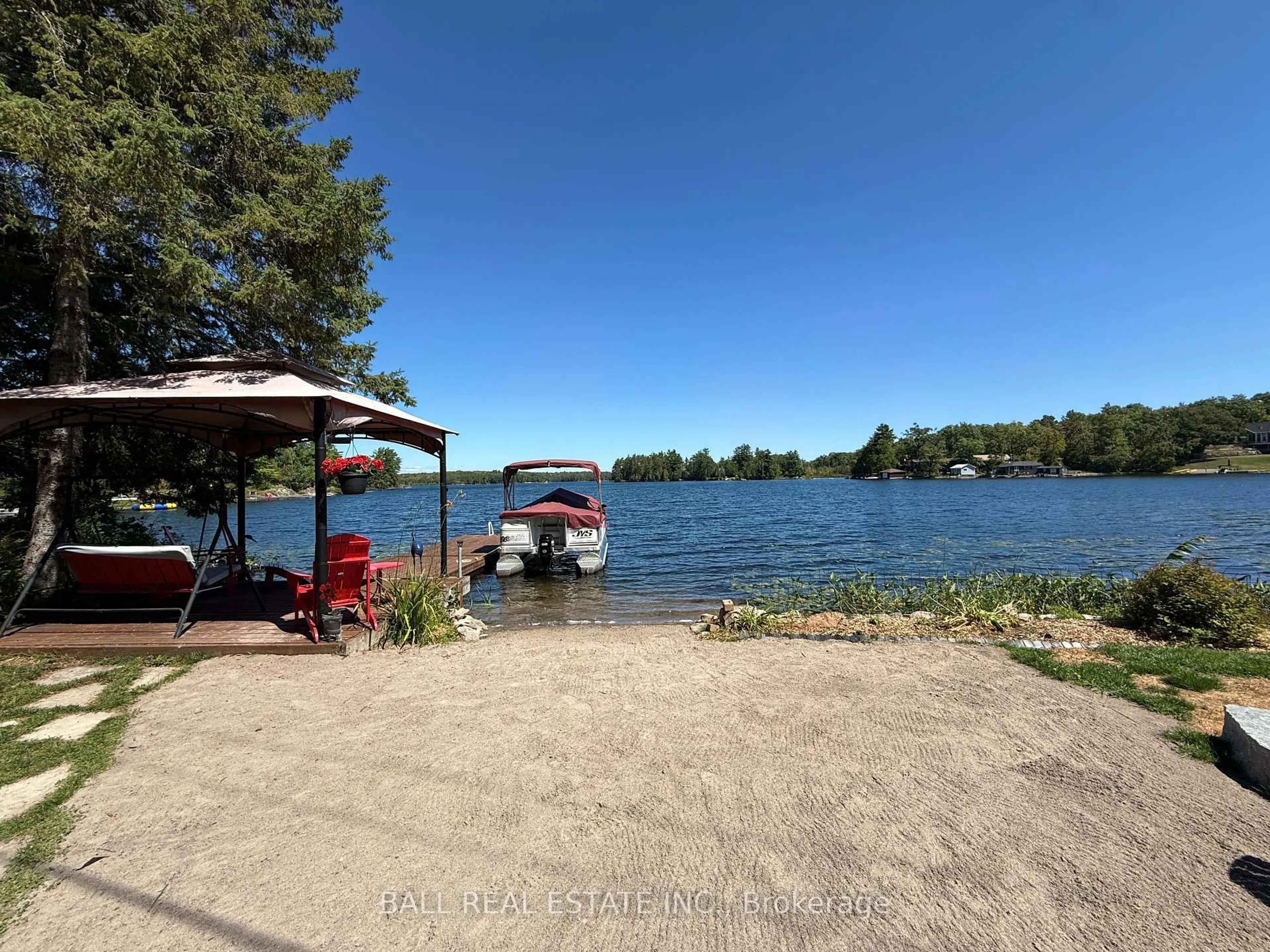 Patio, water/lake/river/ocean view for 194 Fire Route 45A, North Kawartha Ontario K0L 2H0