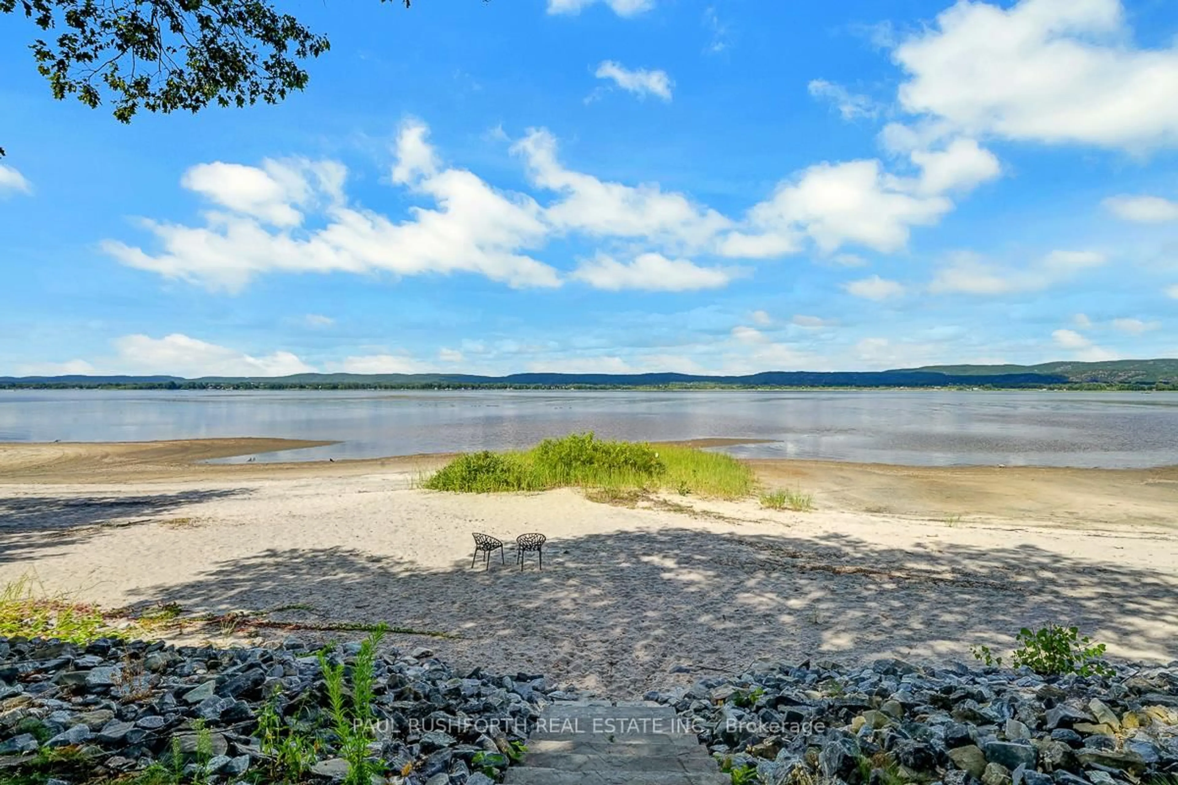 Patio, water/lake/river/ocean view for 728 Bayview Dr, Ottawa Ontario K0A 3M0