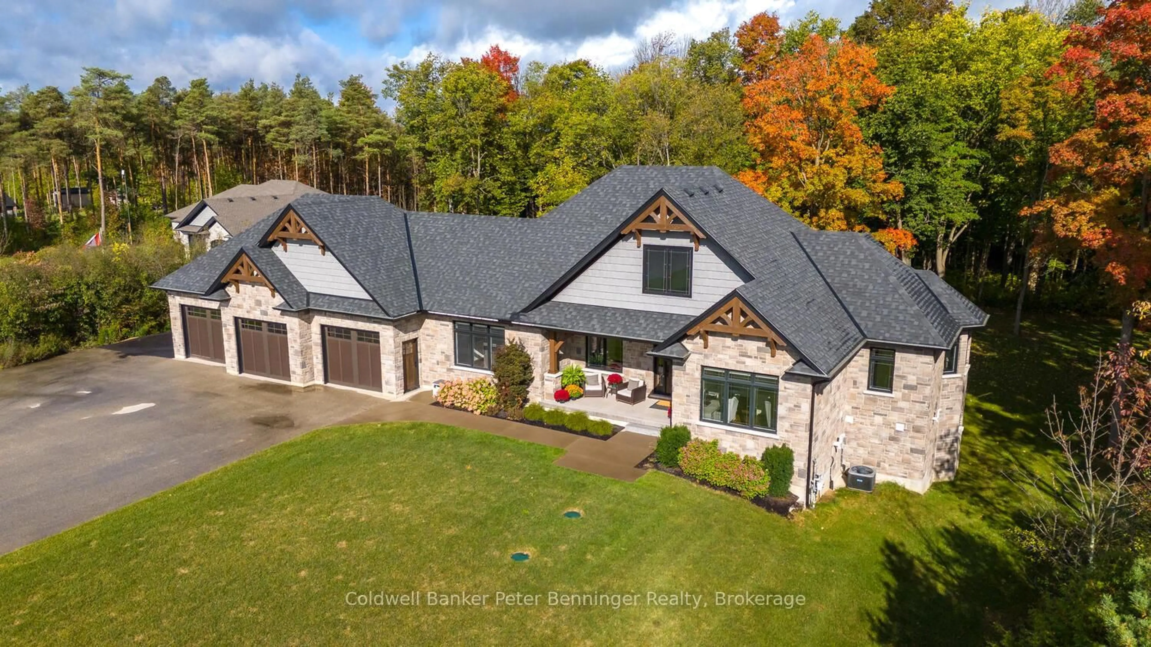A pic from outside/outdoor area/front of a property/back of a property/a pic from drone, unknown for 132 Marshall Heights Rd, West Grey Ontario N0G 1R0