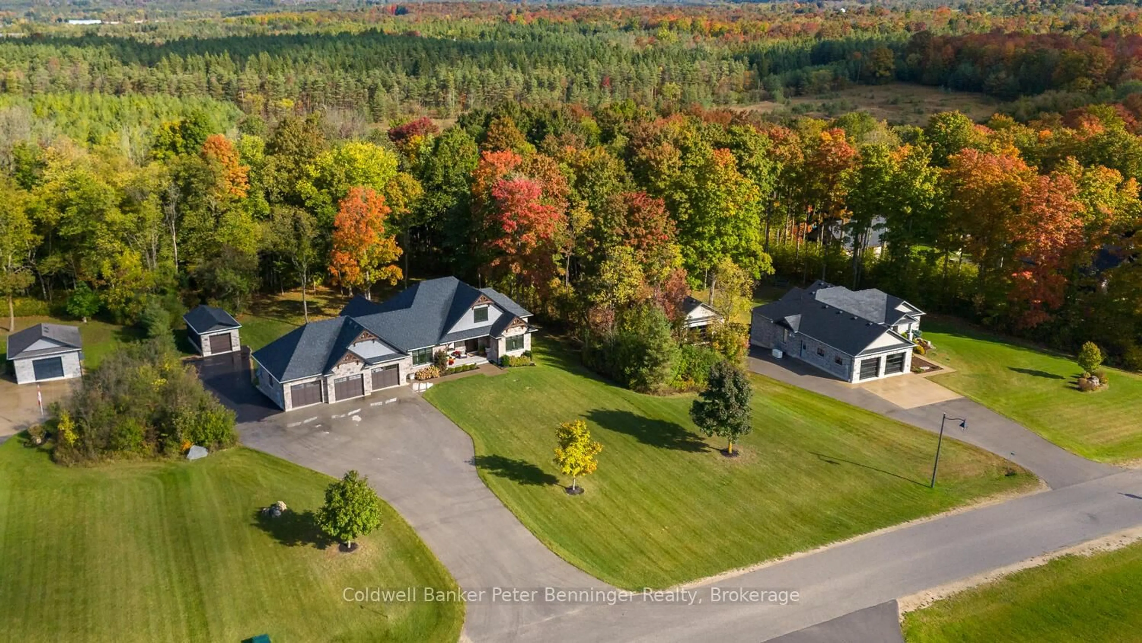 A pic from outside/outdoor area/front of a property/back of a property/a pic from drone, unknown for 132 Marshall Heights Rd, West Grey Ontario N0G 1R0