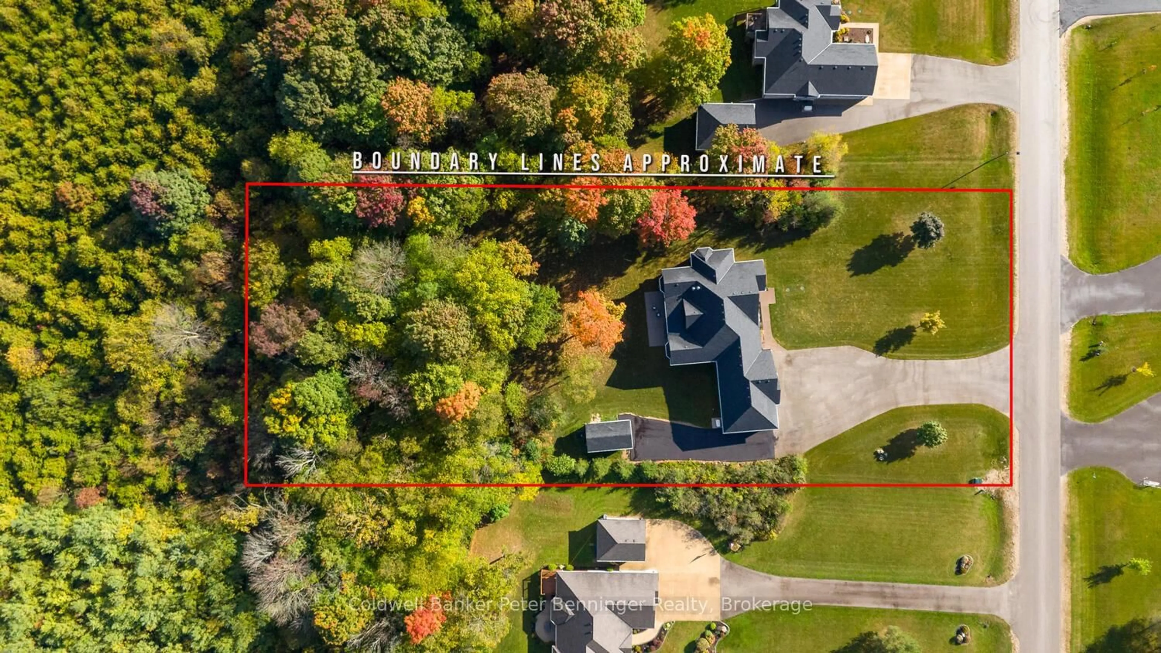 A pic from outside/outdoor area/front of a property/back of a property/a pic from drone, street for 132 Marshall Heights Rd, West Grey Ontario N0G 1R0