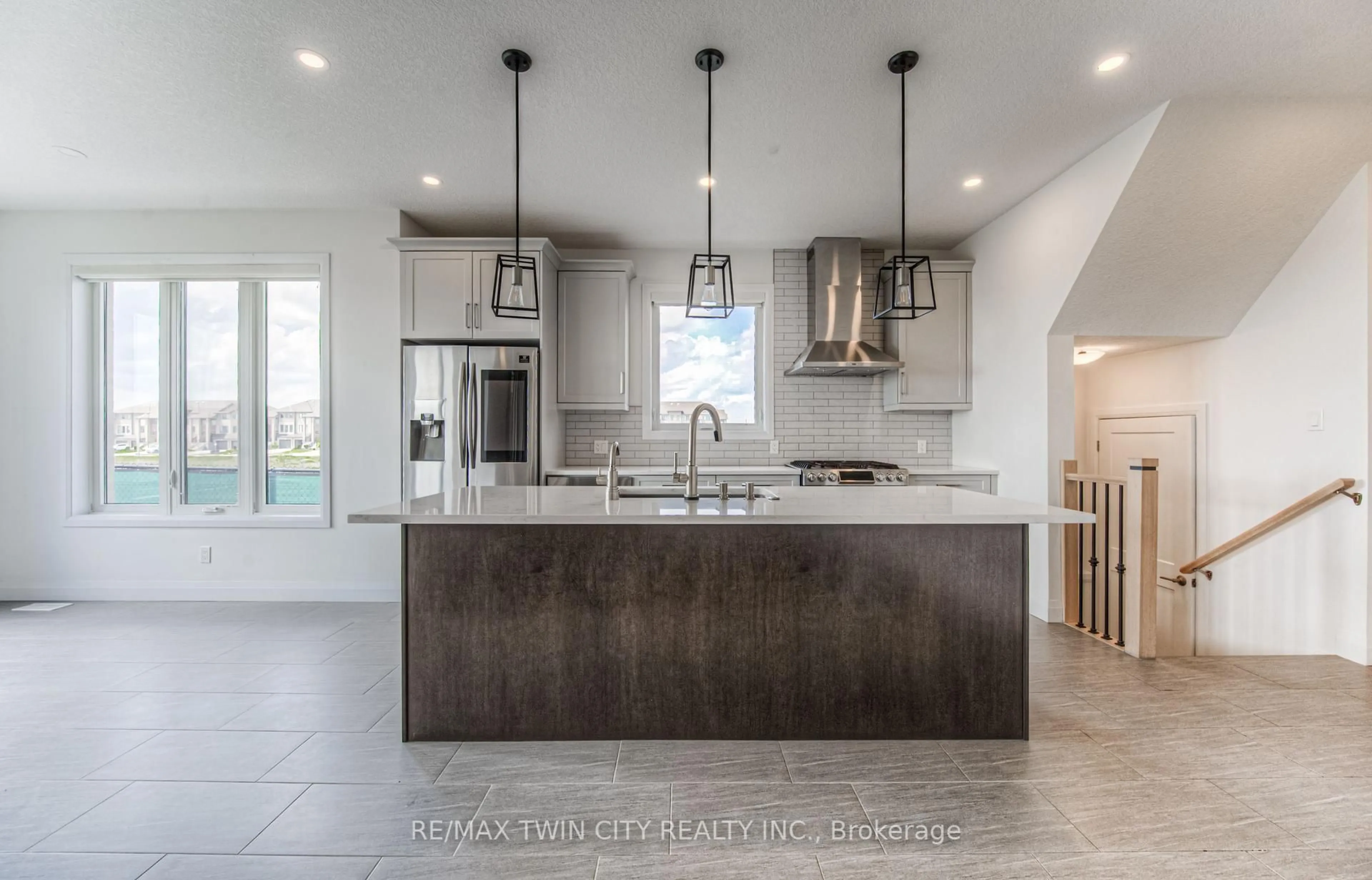 Open concept kitchen, unknown for 92 Lasby Lane, Woolwich Ontario N0B 1M0