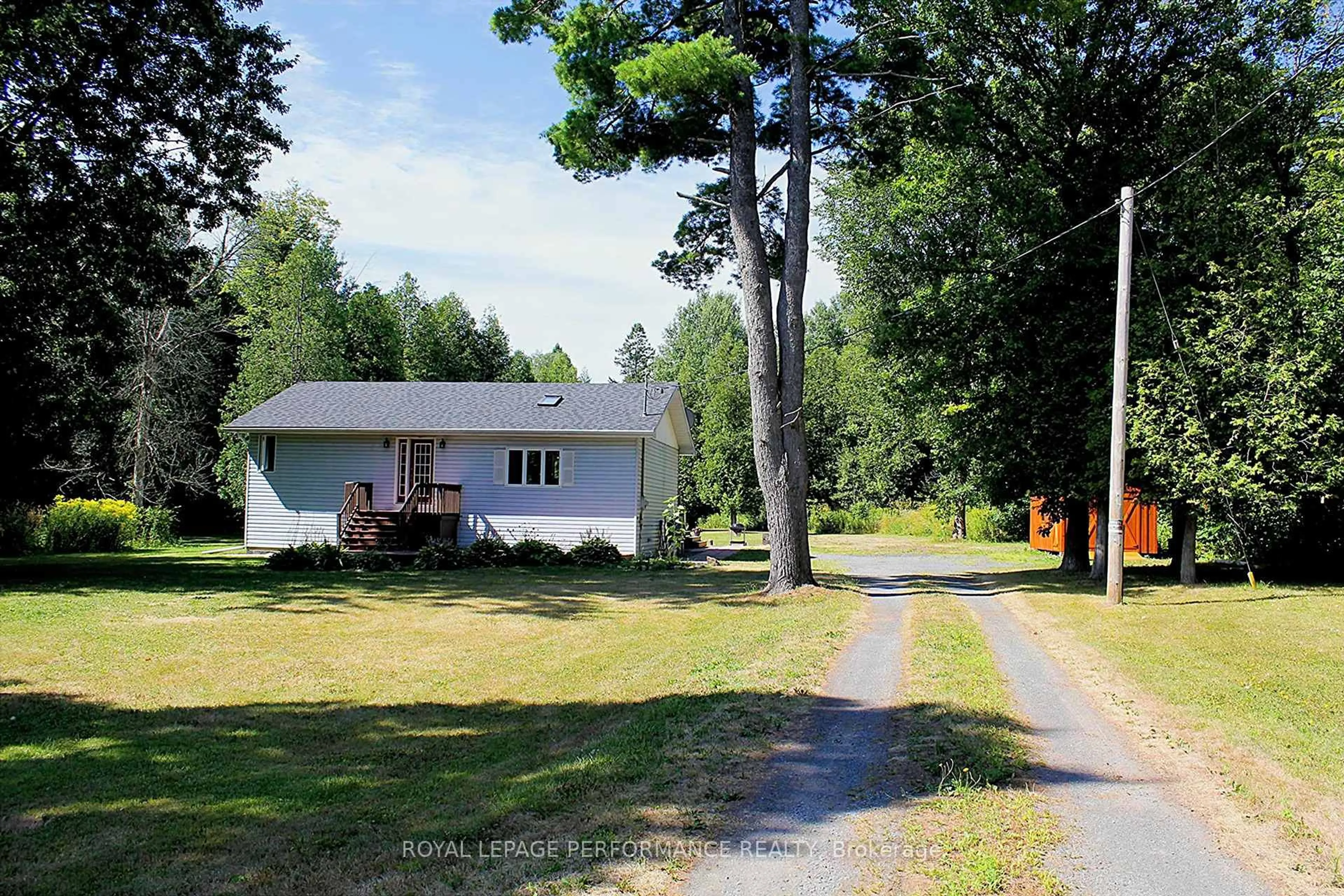 A pic from outside/outdoor area/front of a property/back of a property/a pic from drone, street for 4692 O'keefe Rd, South Stormont Ontario K0C 2A0