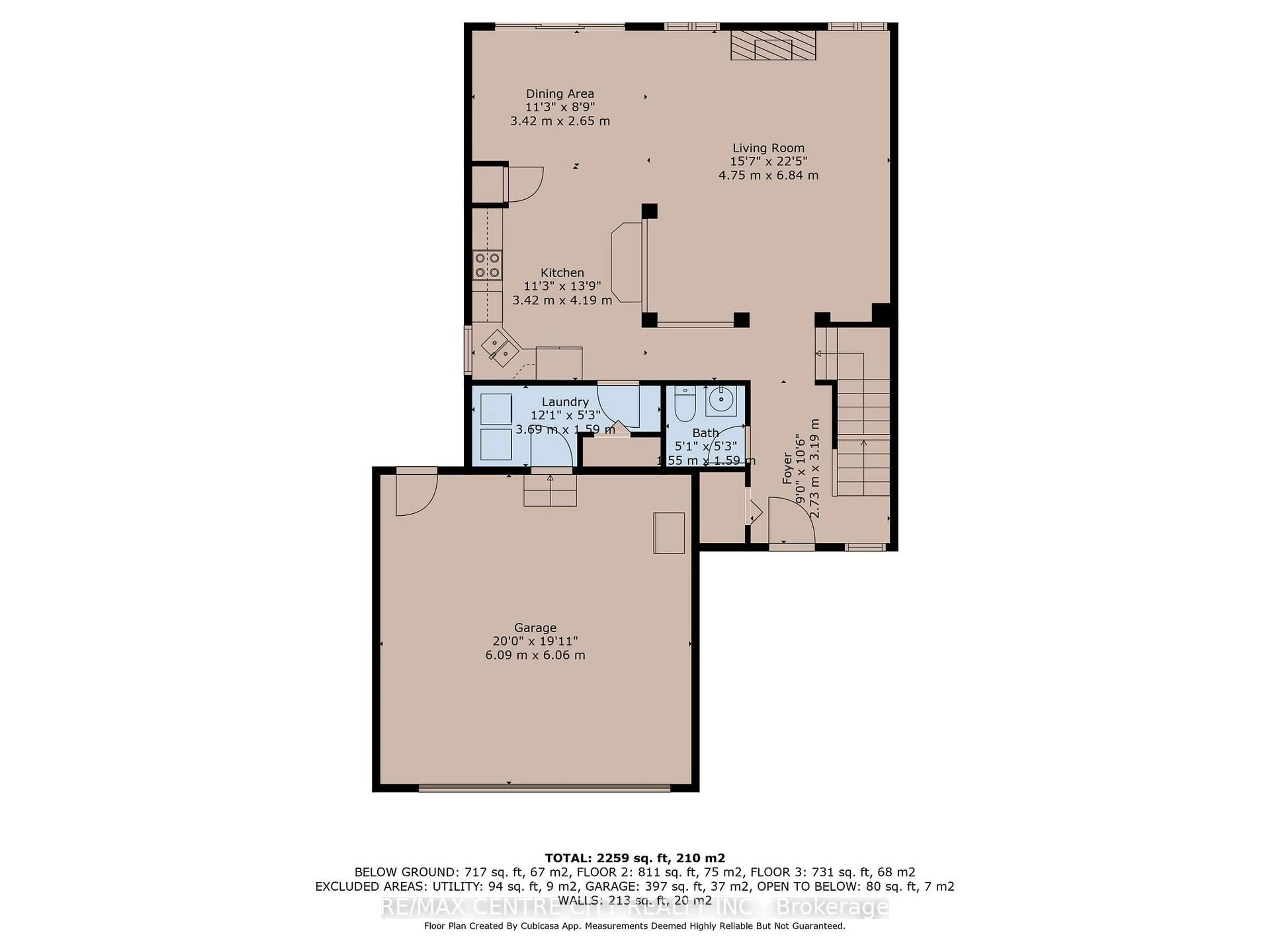 Floor plan for 8 Fenwick Crt, St. Thomas Ontario N5R 6M6