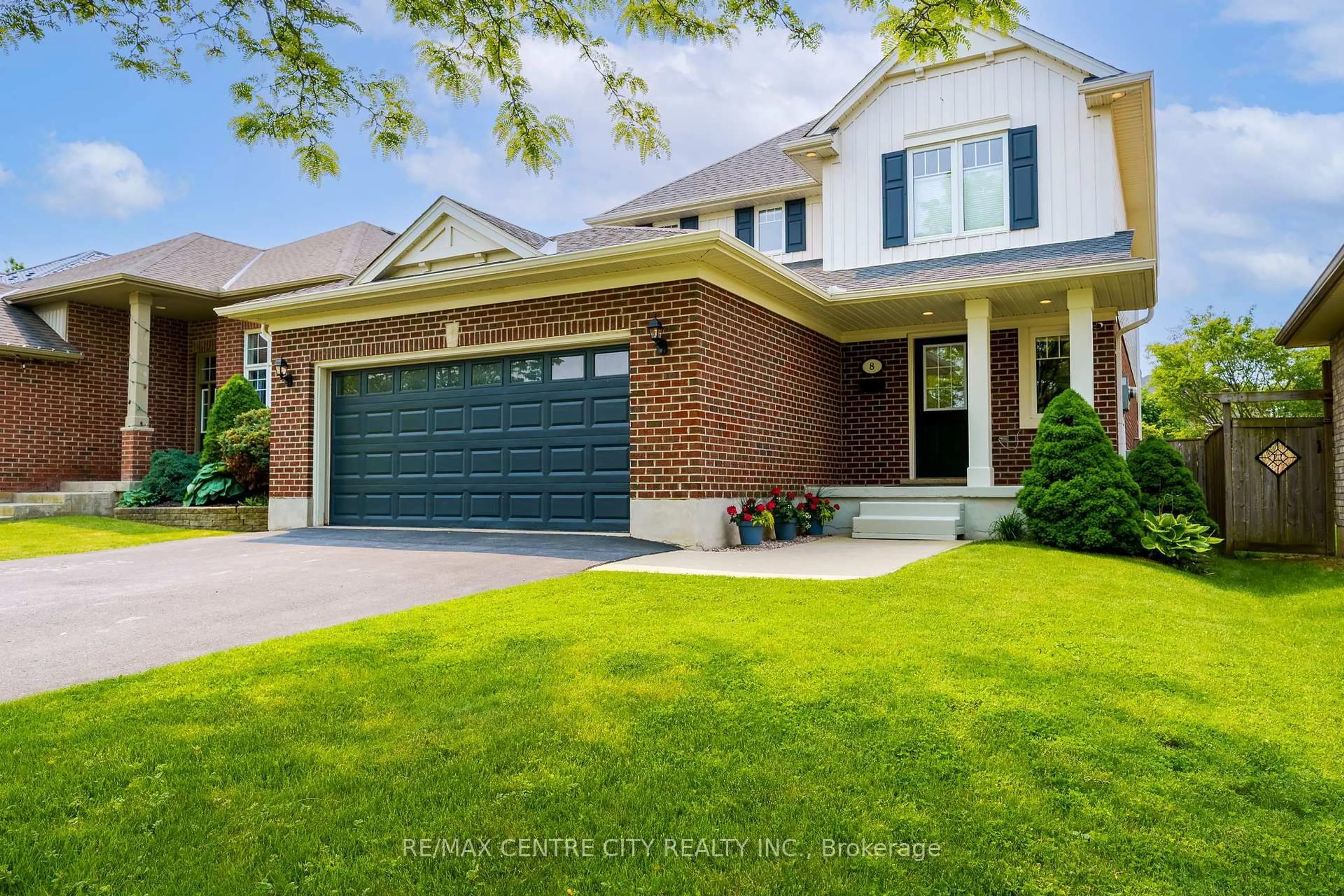 Home with brick exterior material, street for 8 Fenwick Crt, St. Thomas Ontario N5R 6M6