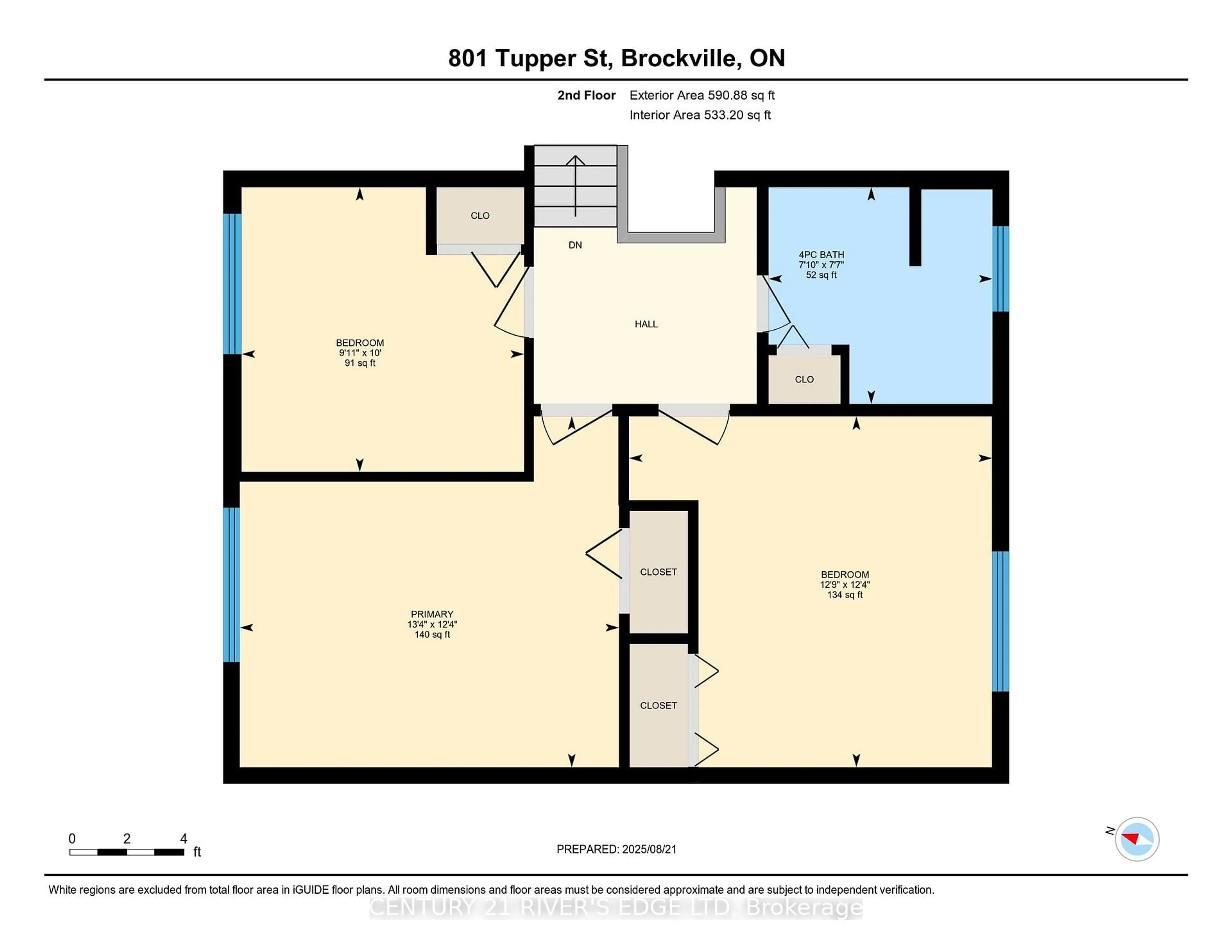 Floor plan for 801 Tupper St, Brockville Ontario K6V 6A2