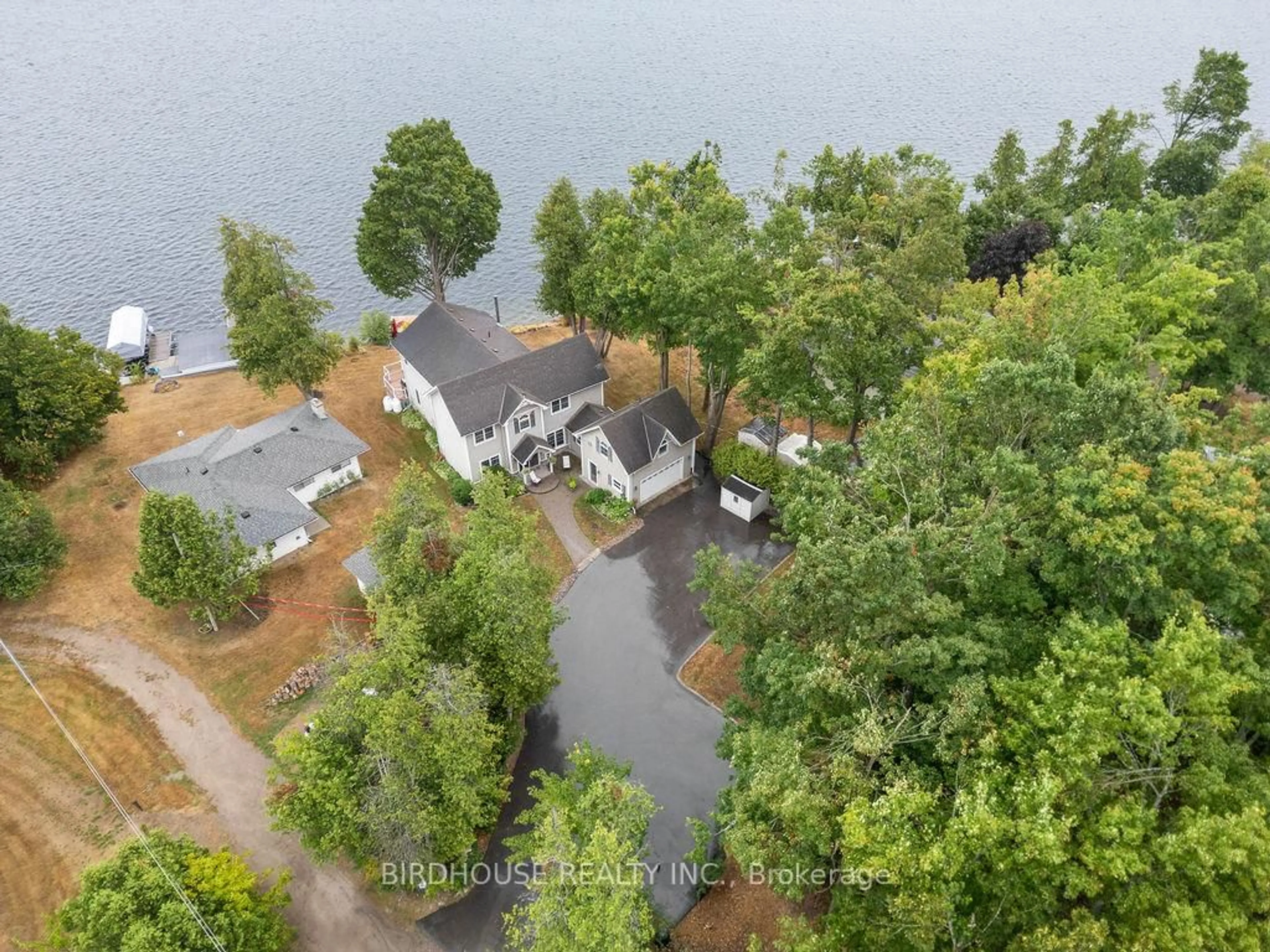 A pic from outside/outdoor area/front of a property/back of a property/a pic from drone, water/lake/river/ocean view for 12 Northview St, Kawartha Lakes Ontario K0M 1G0