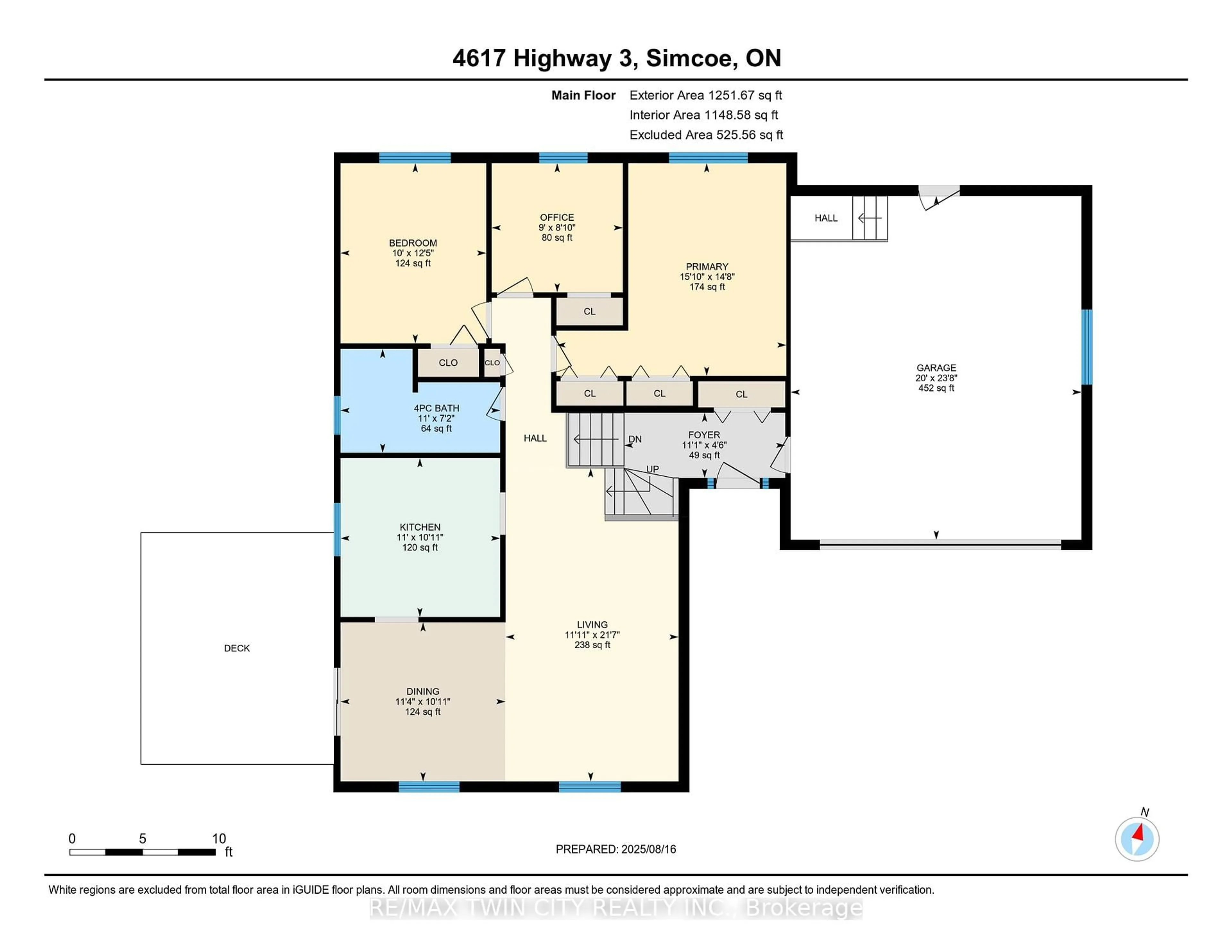 Floor plan for 4617 Highway 3 Highway, Norfolk Ontario N3Y 4K4