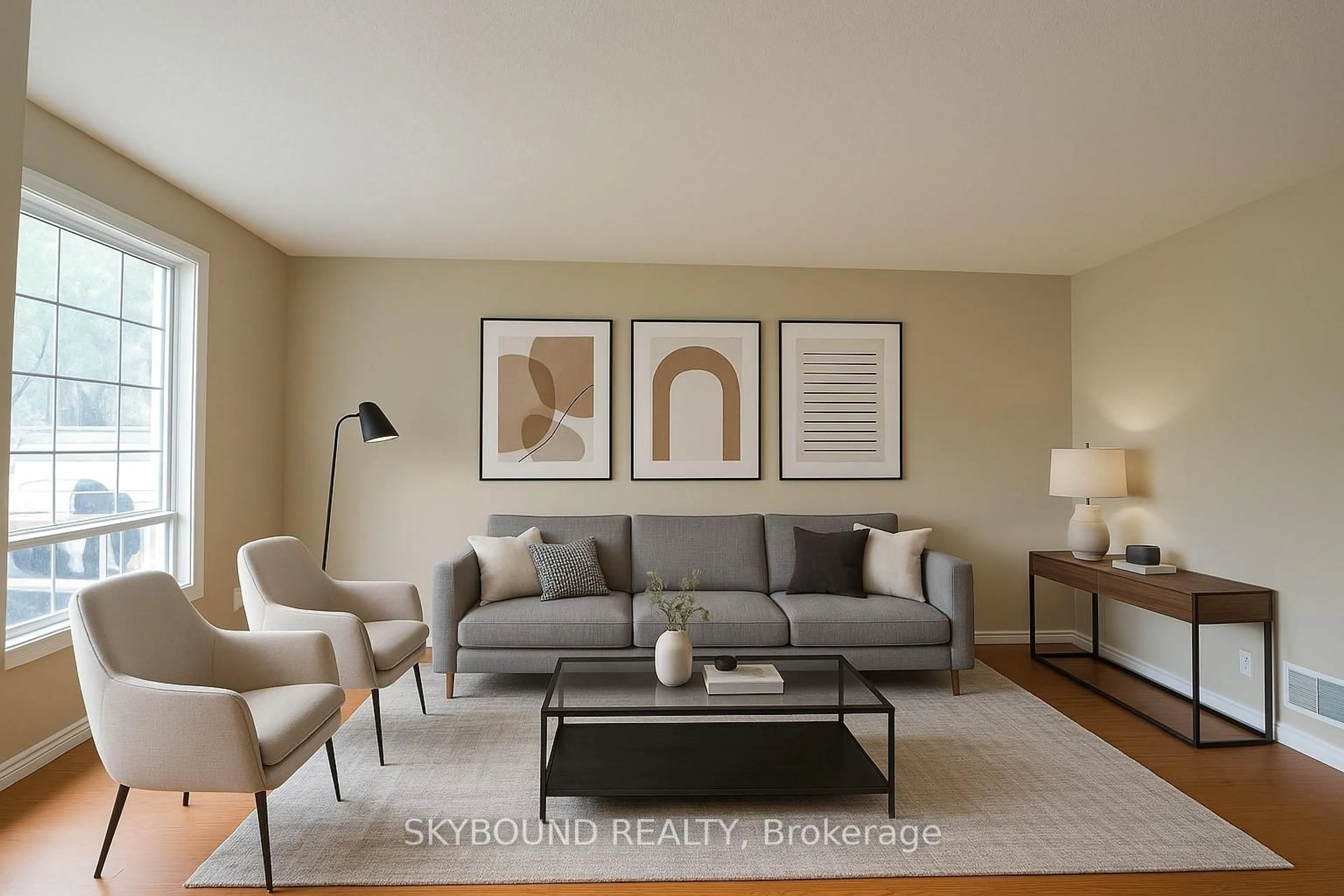 Living room with furniture, unknown for 198 Pinedale Dr, Kitchener Ontario N2E 1K3
