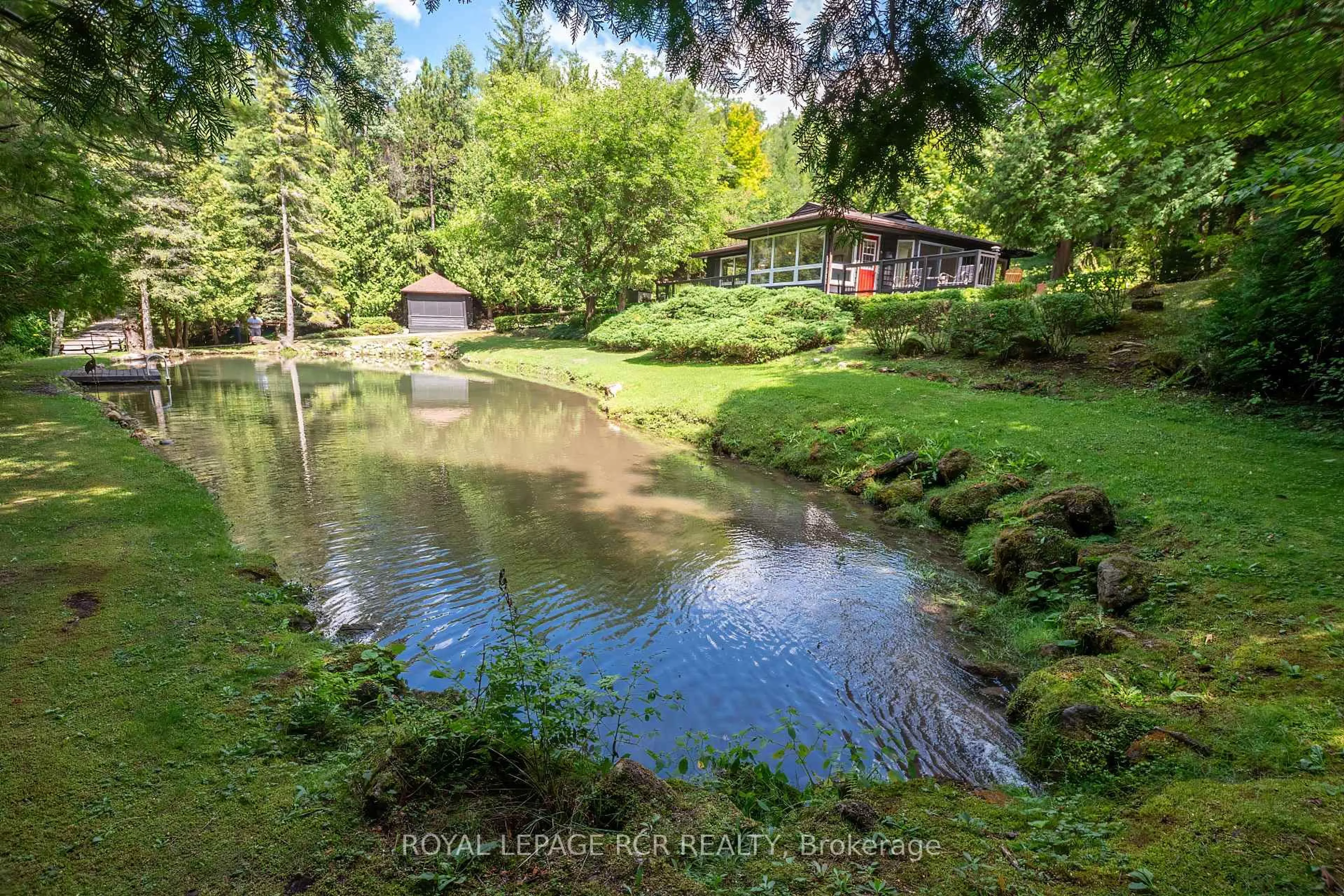 A pic from outside/outdoor area/front of a property/back of a property/a pic from drone, water/lake/river/ocean view for 677303 Centre Rd, Mulmur Ontario L9V 0E5
