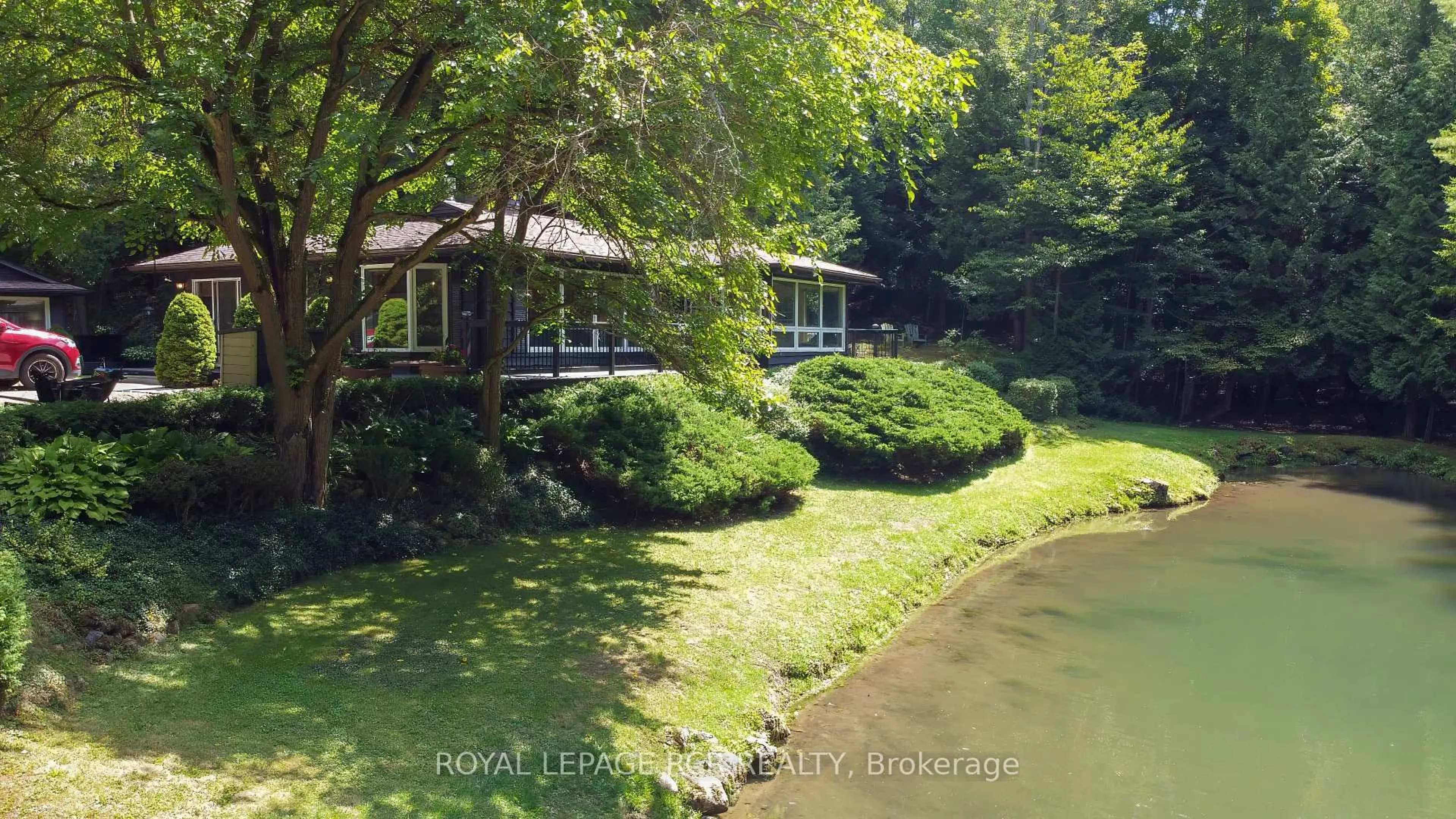 A pic from outside/outdoor area/front of a property/back of a property/a pic from drone, water/lake/river/ocean view for 677303 Centre Rd, Mulmur Ontario L9V 0E5