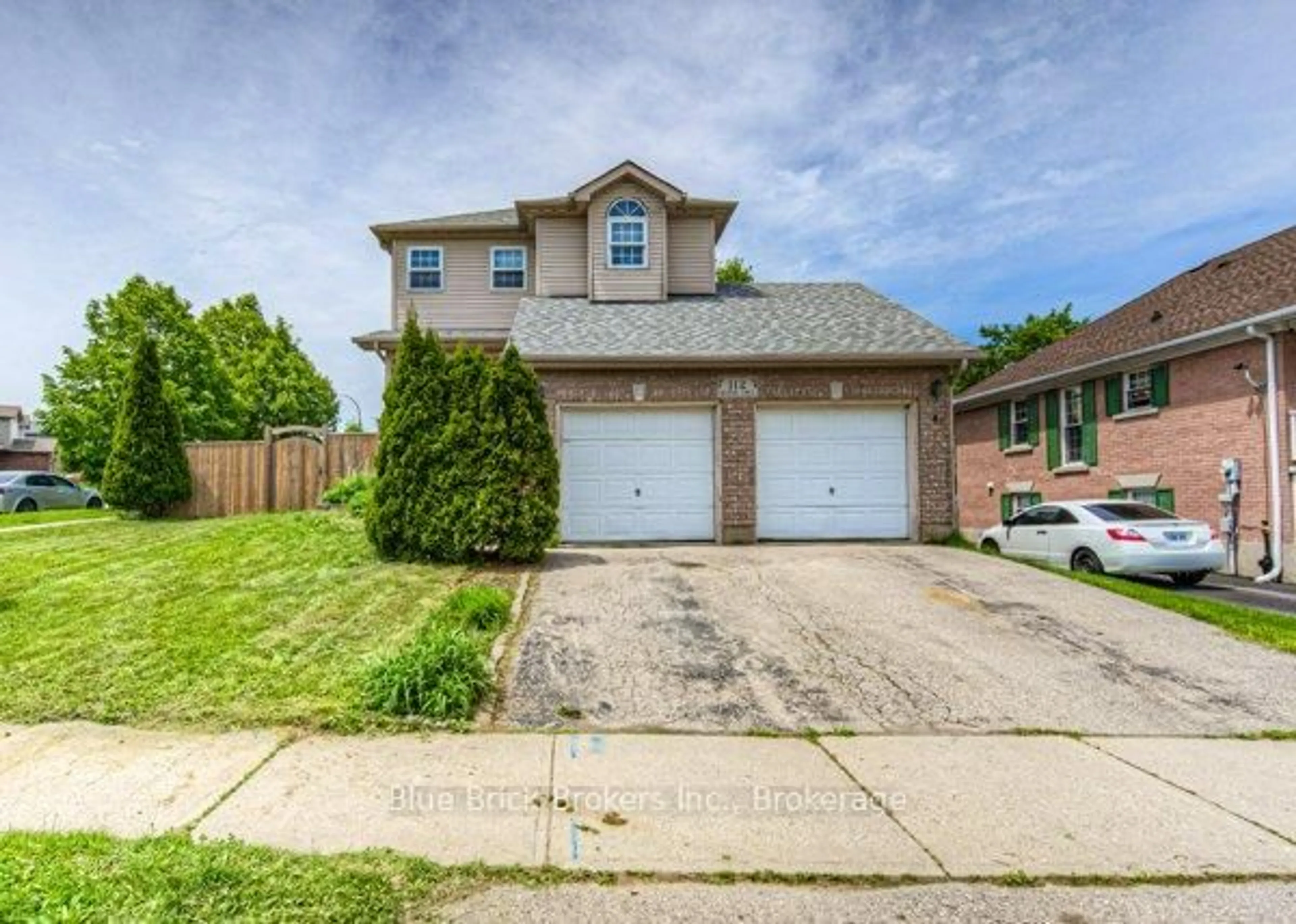 Home with brick exterior material, street for 112 Milfoil Cres, Kitchener Ontario N2E 3L3