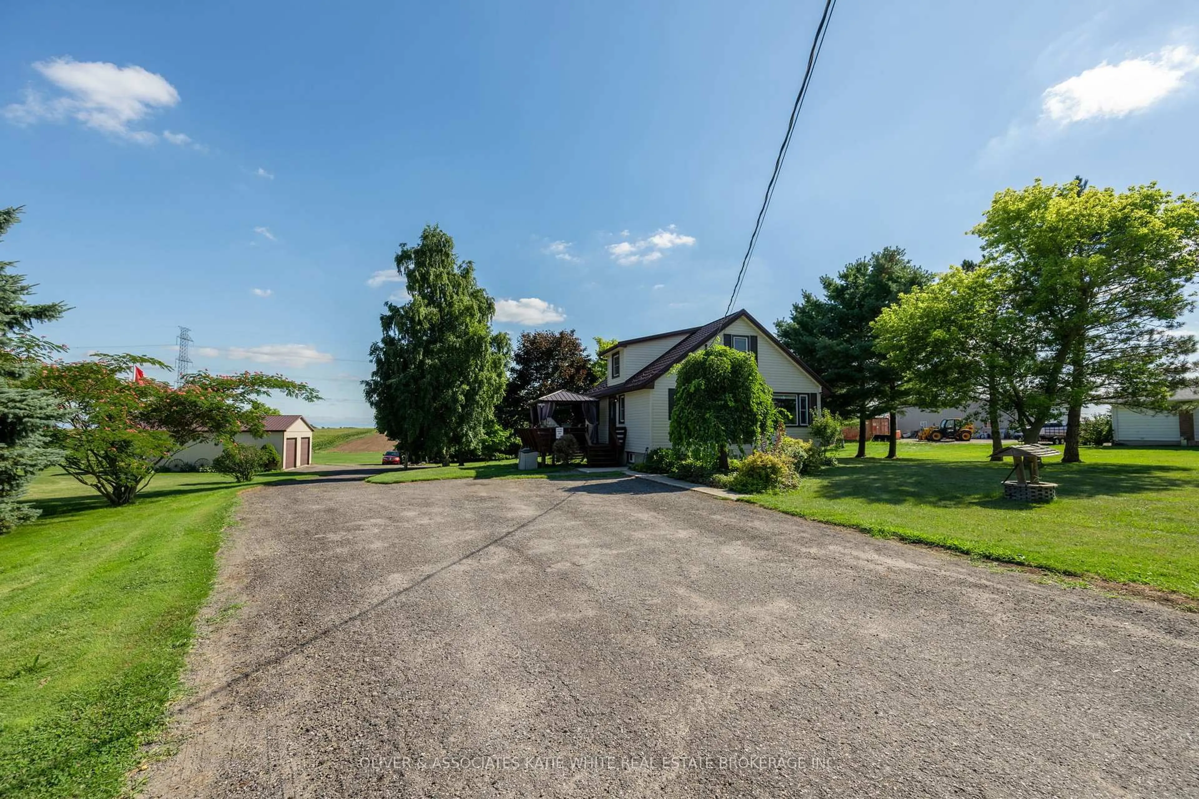 A pic from outside/outdoor area/front of a property/back of a property/a pic from drone, street for 49827 Lyons Line, Malahide Ontario N0L 2J0