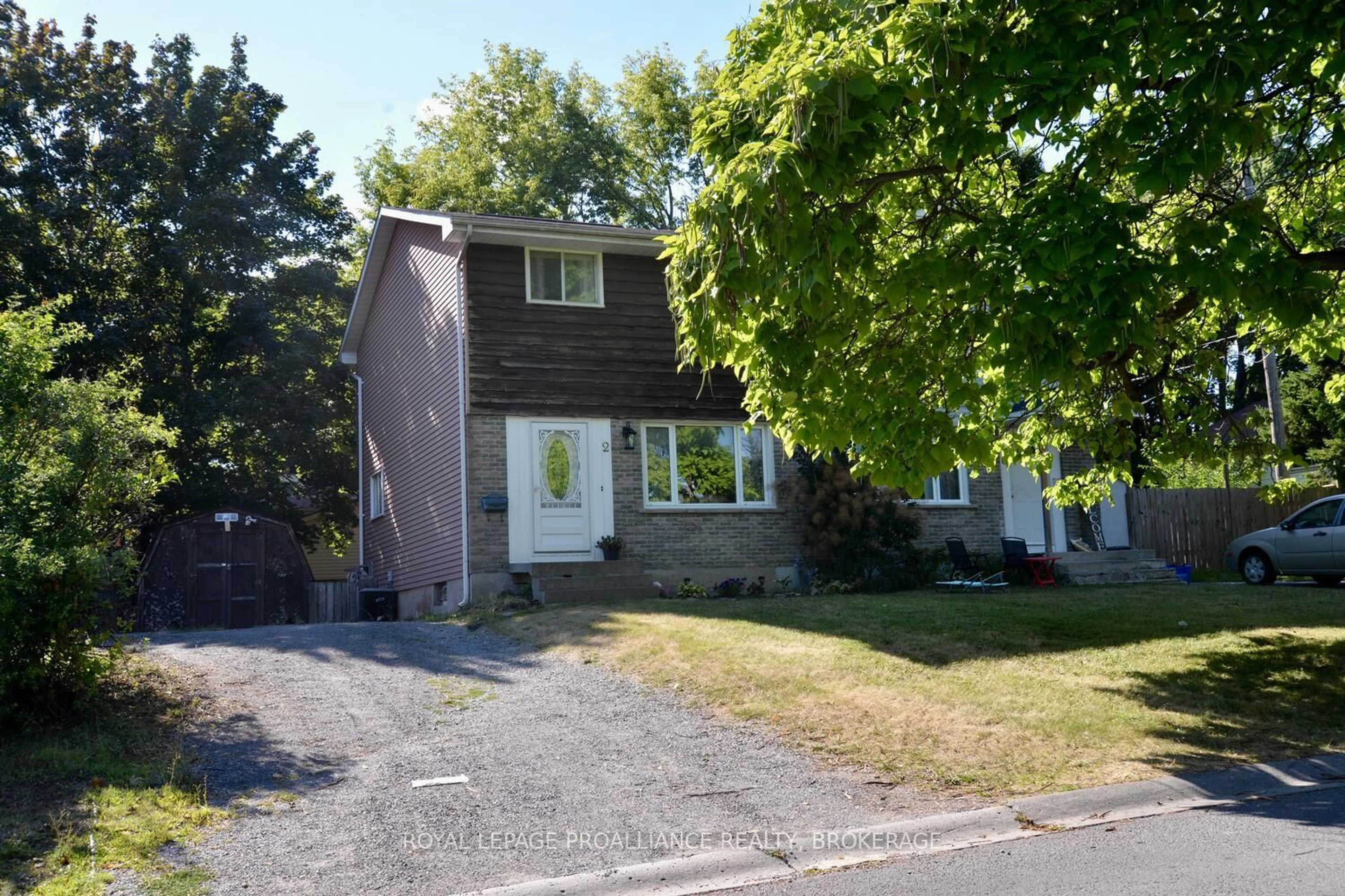 Home with vinyl exterior material, street for 2 Guthrie Dr, Kingston Ontario K7K 5X5