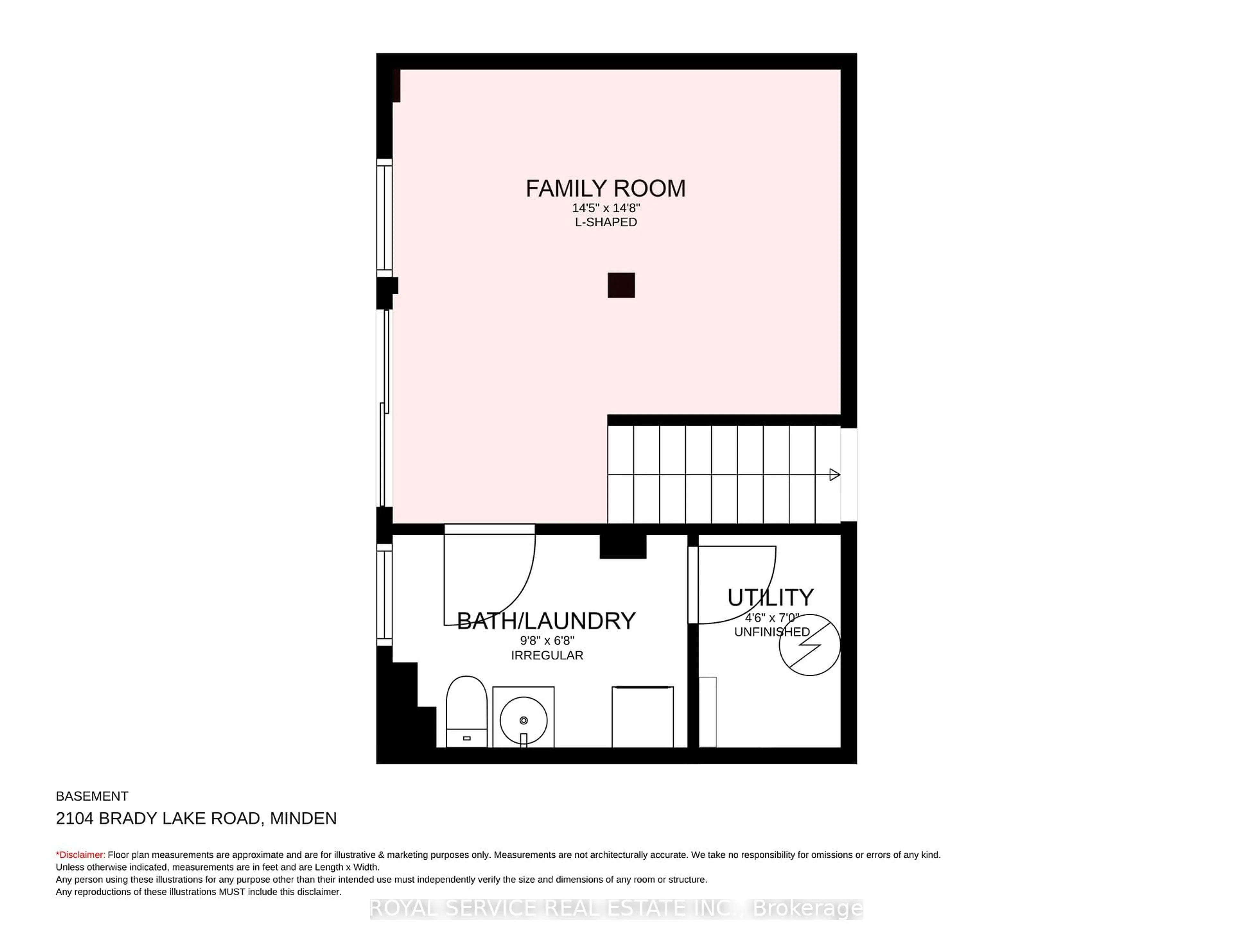 Floor plan for 2104 Brady Lake Rd, Minden Hills Ontario K0M 2K0