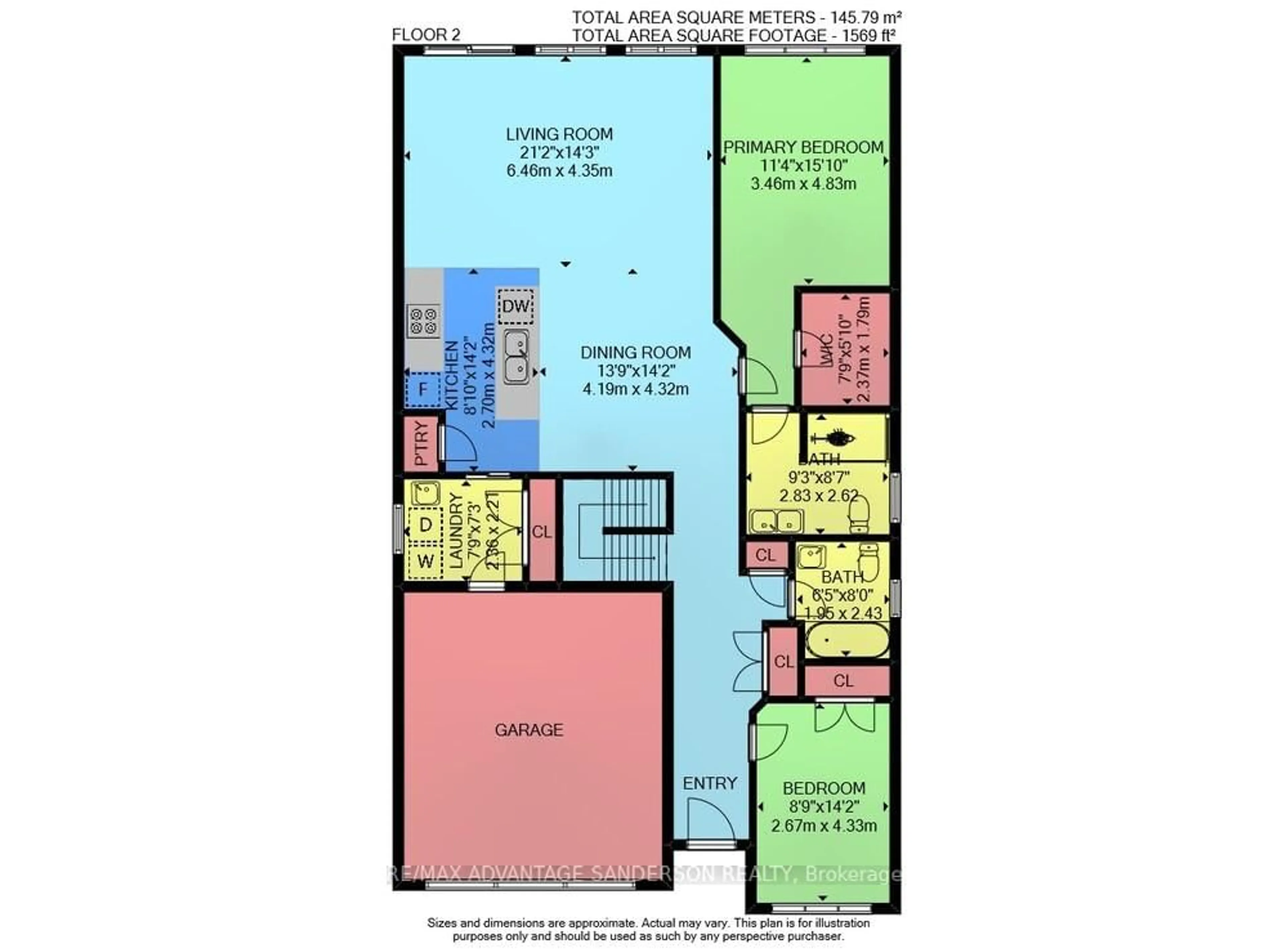 Floor plan for 42 Bowman Dr, Middlesex Centre Ontario N0M 2A0