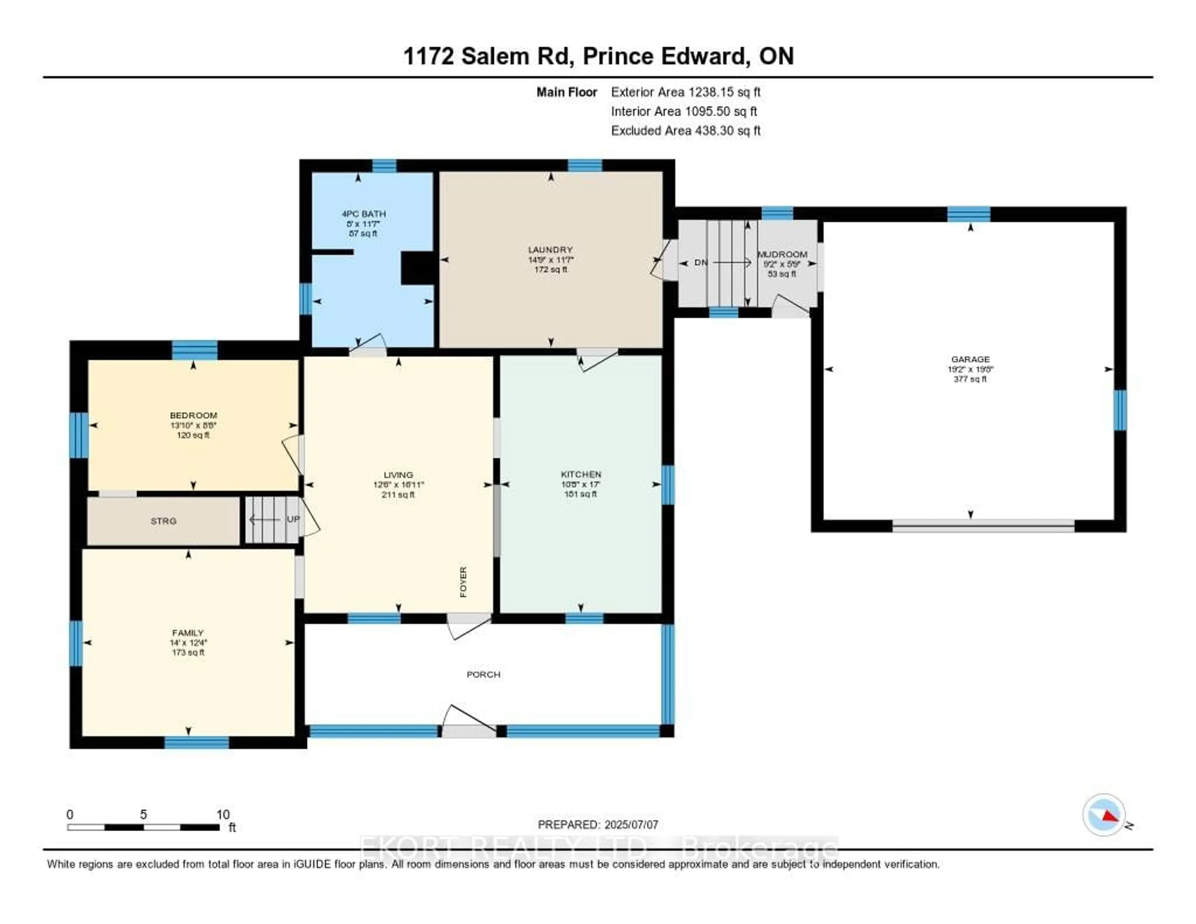 Floor plan for 1172 Salem Rd, Prince Edward County Ontario K0K 1T0