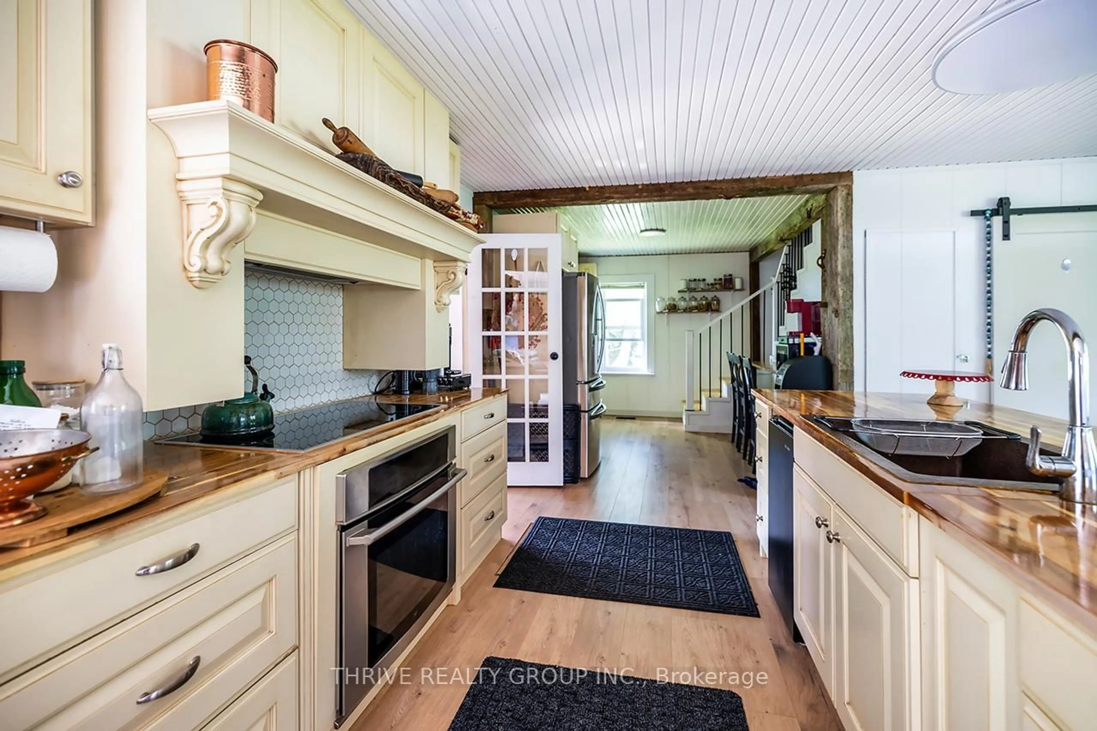 Open concept kitchen, ceramic/tile floor for 66 Bridge St, Denbigh Ontario K0H 1L0