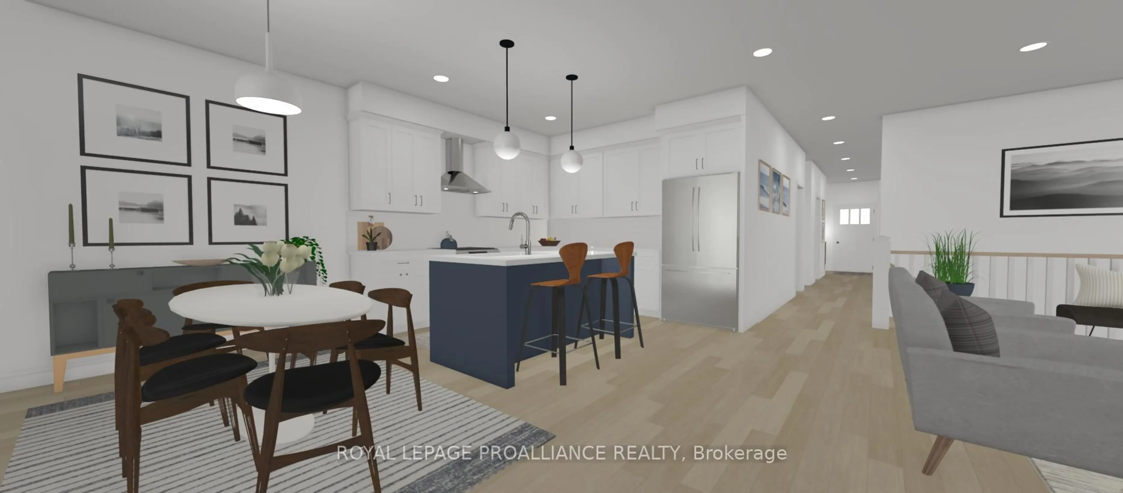 Open concept kitchen, ceramic/tile floor for 953 John Fairhurst Blvd, Cobourg Ontario K9A 1L9