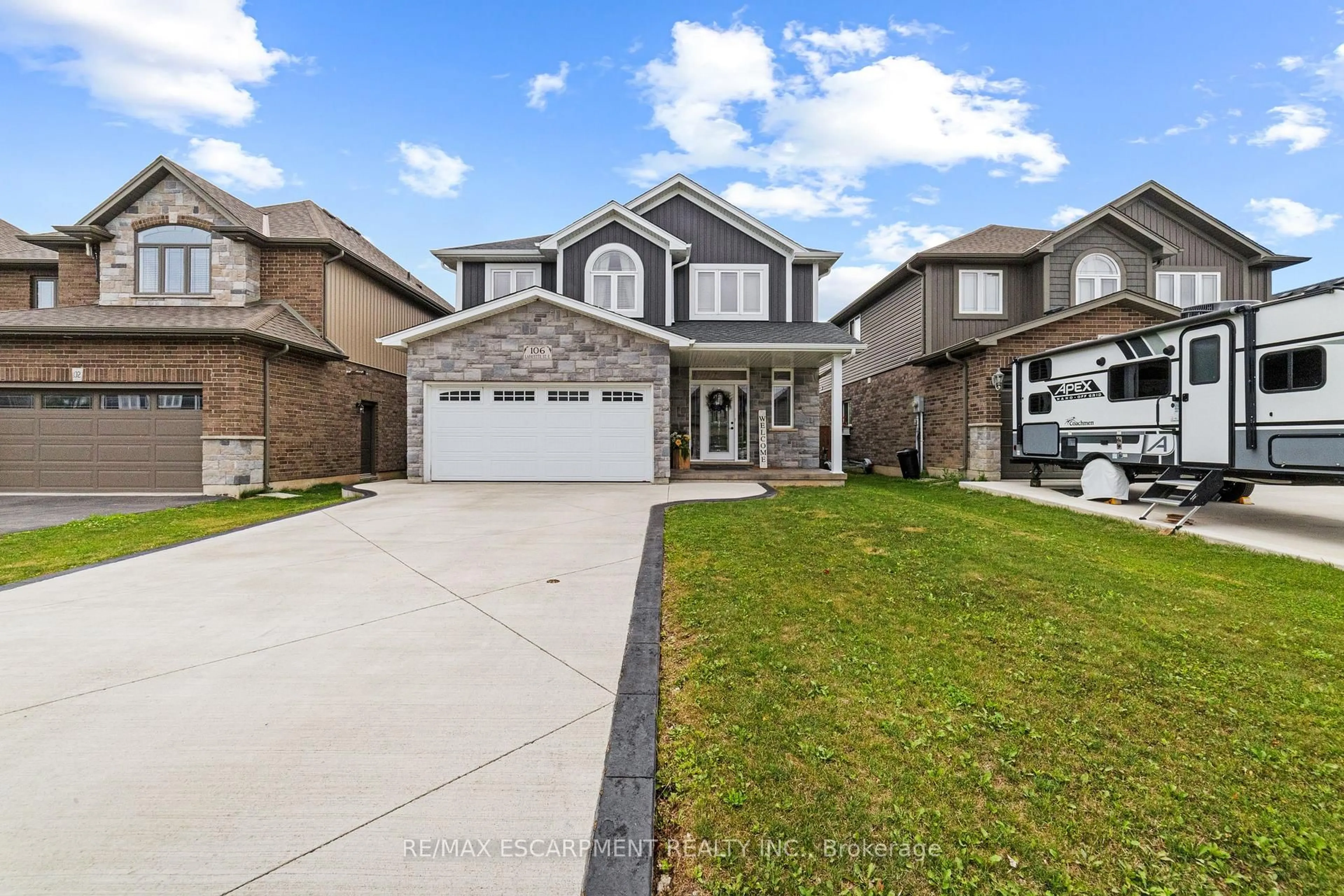 Home with brick exterior material, street for 106 LAFAYETTE St, Haldimand Ontario N0A 1J0