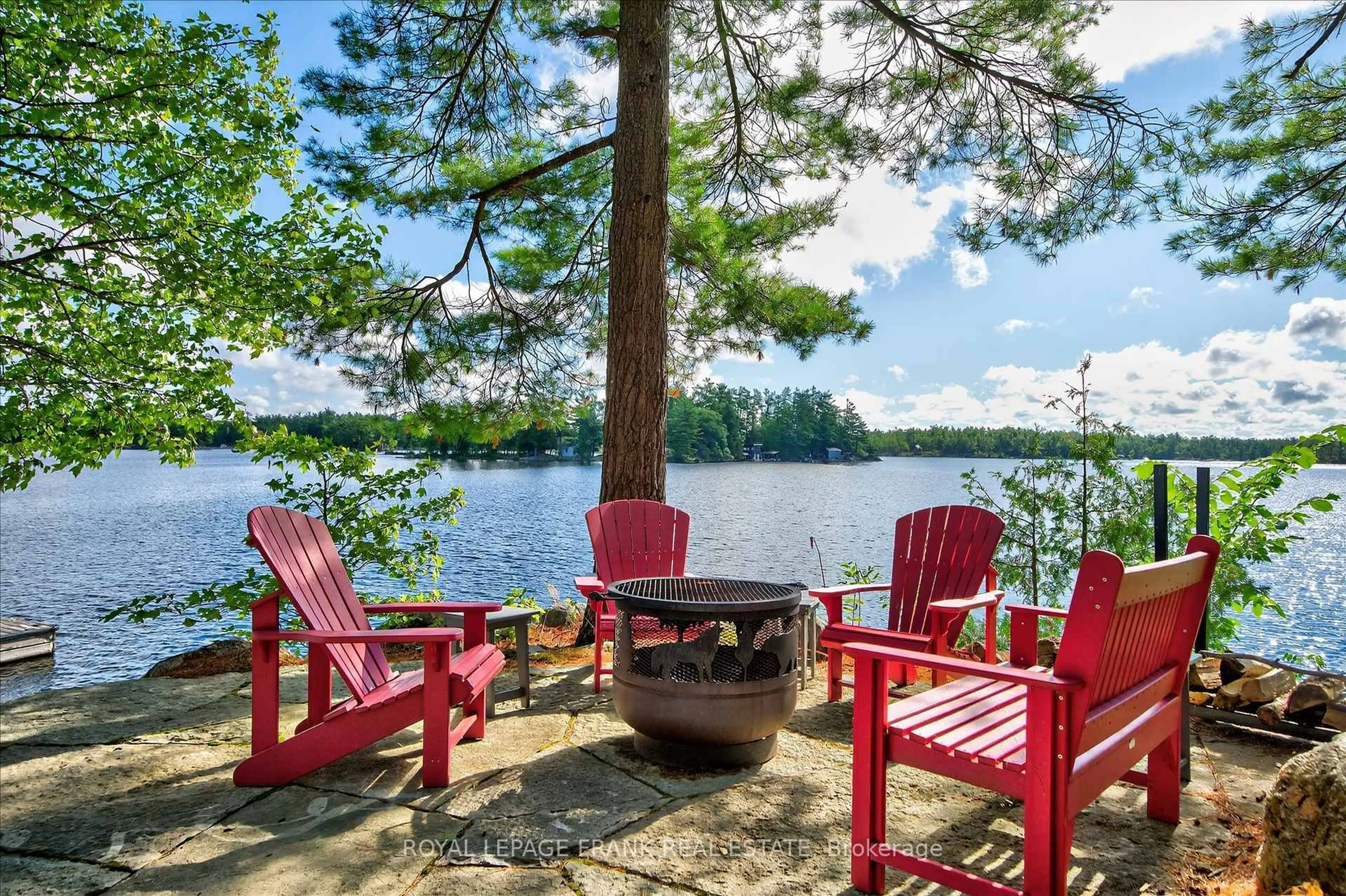 Patio, water/lake/river/ocean view for 2832 Fire Route 47, Selwyn Ontario K0L 2H0