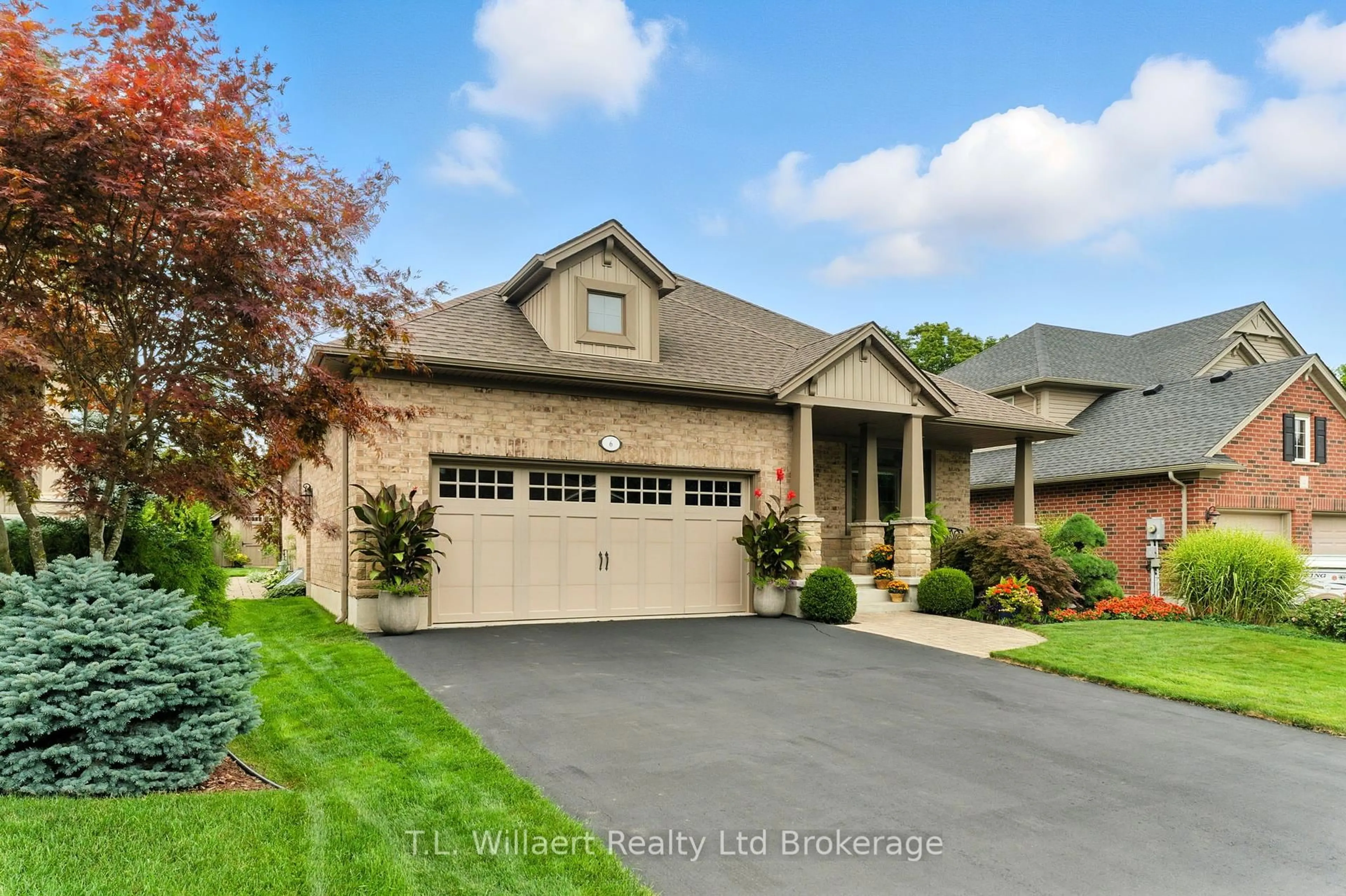 Home with brick exterior material, street for 6 Colin Ave, Tillsonburg Ontario N4G 0E5