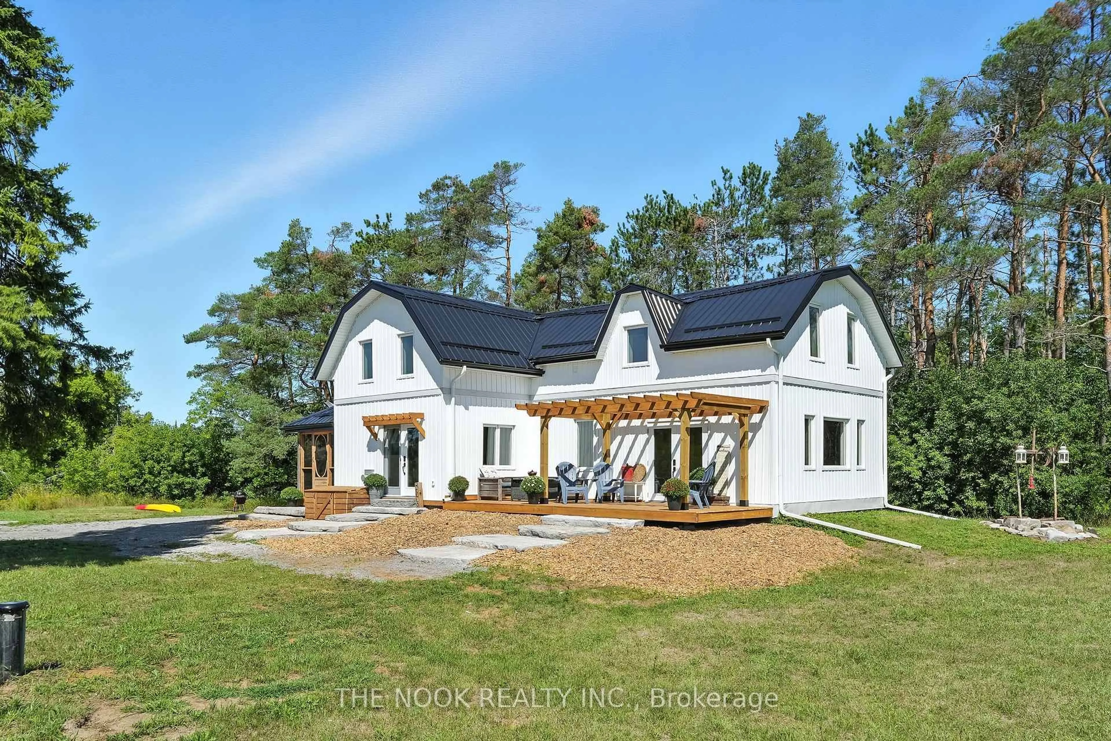 A pic from outside/outdoor area/front of a property/back of a property/a pic from drone, building for 2011 Cty Road 121 Rd, Kawartha Lakes Ontario K0M 1N0