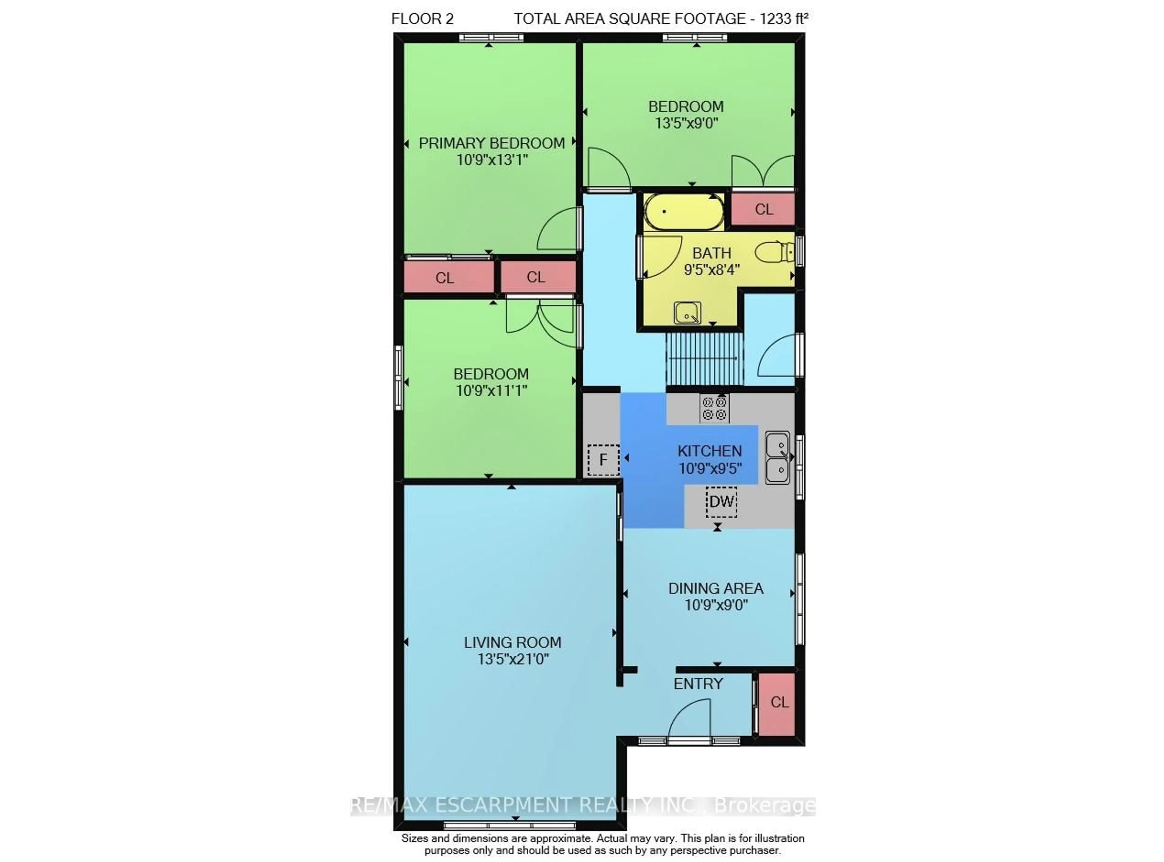 Floor plan for 50 Louth St, St. Catharines Ontario L2S 2T4