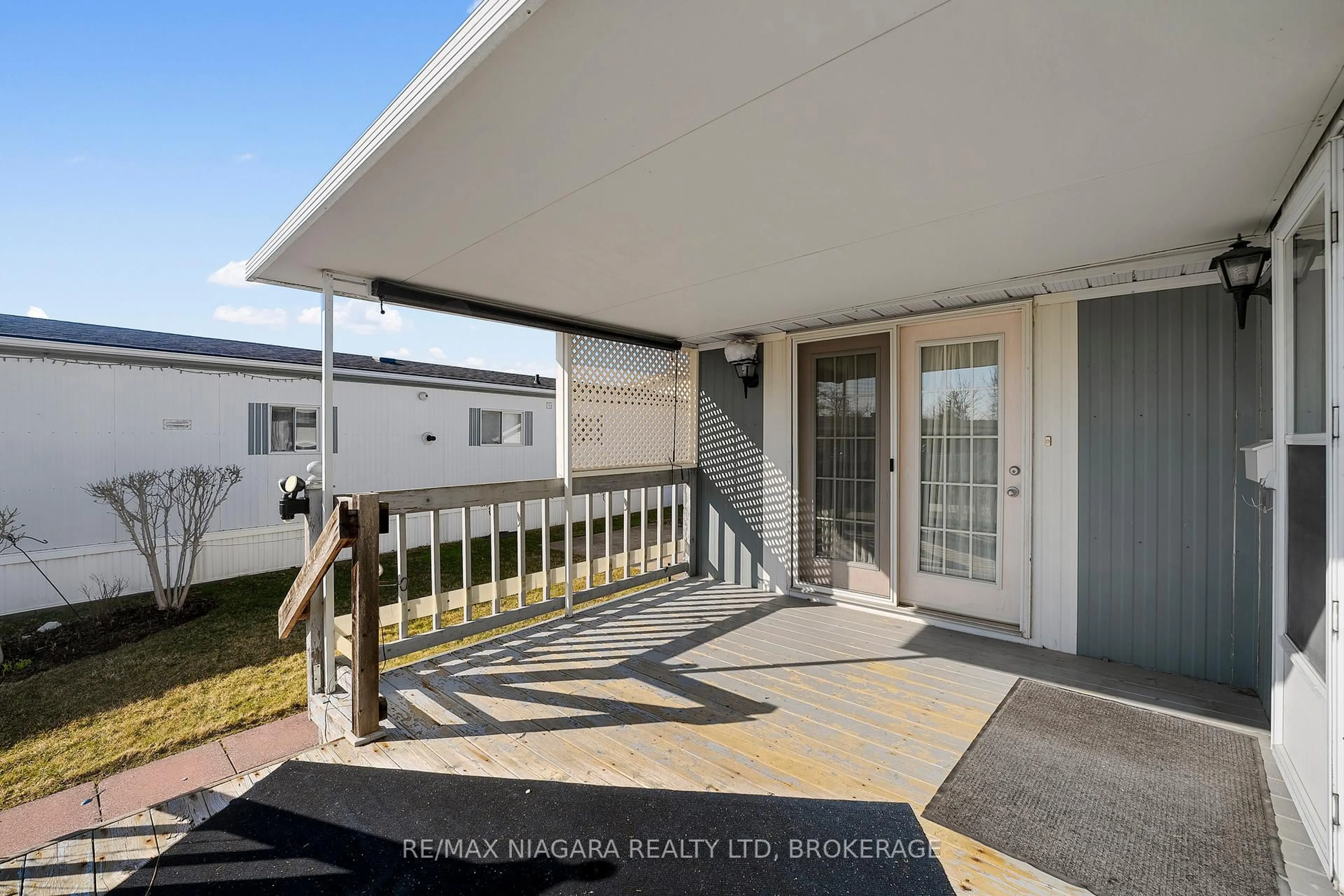 Balcony in the apartment, unknown for 3033 Townline Rd #46, Fort Erie Ontario L0S 1S1