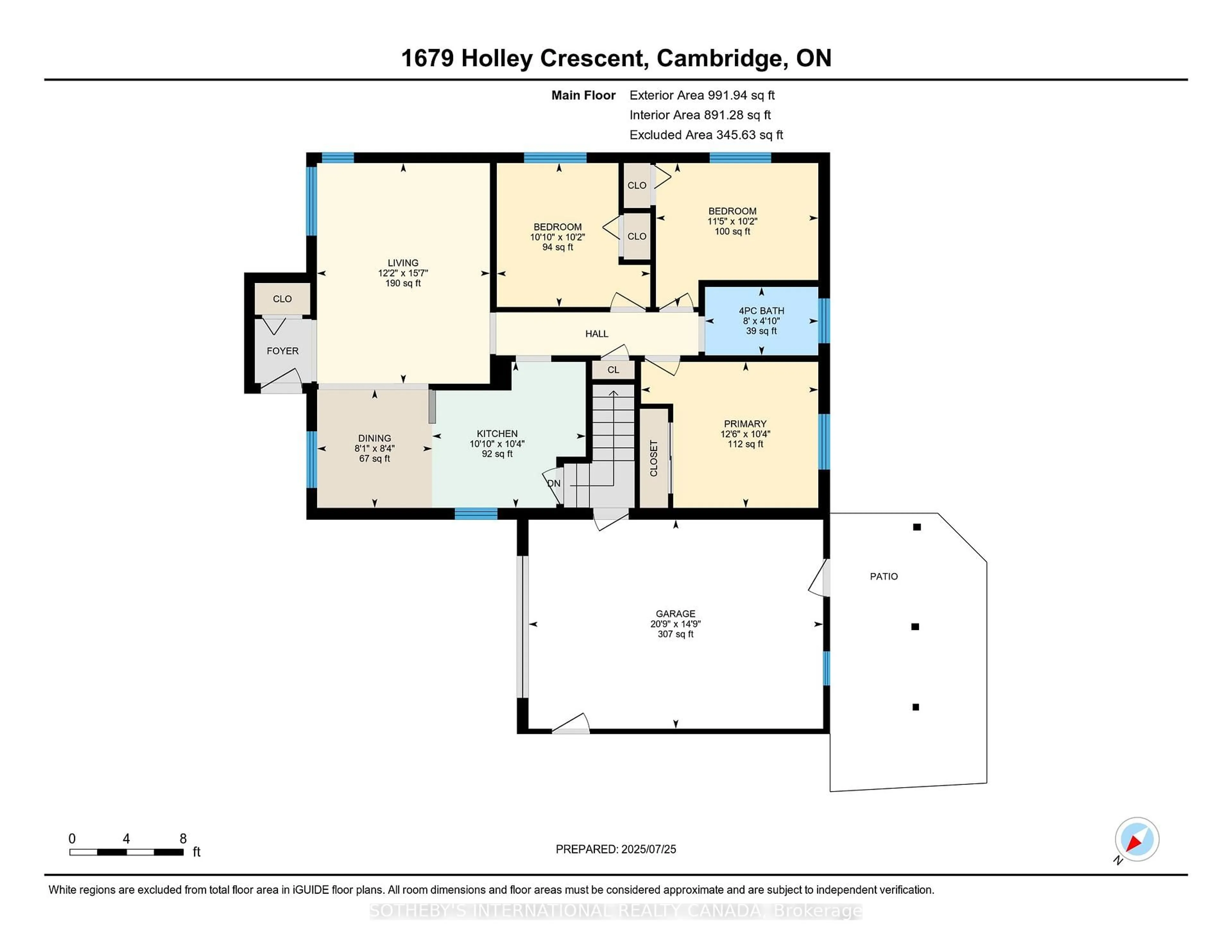 Floor plan for 1679 Holley Cres, Cambridge Ontario N3H 2S4