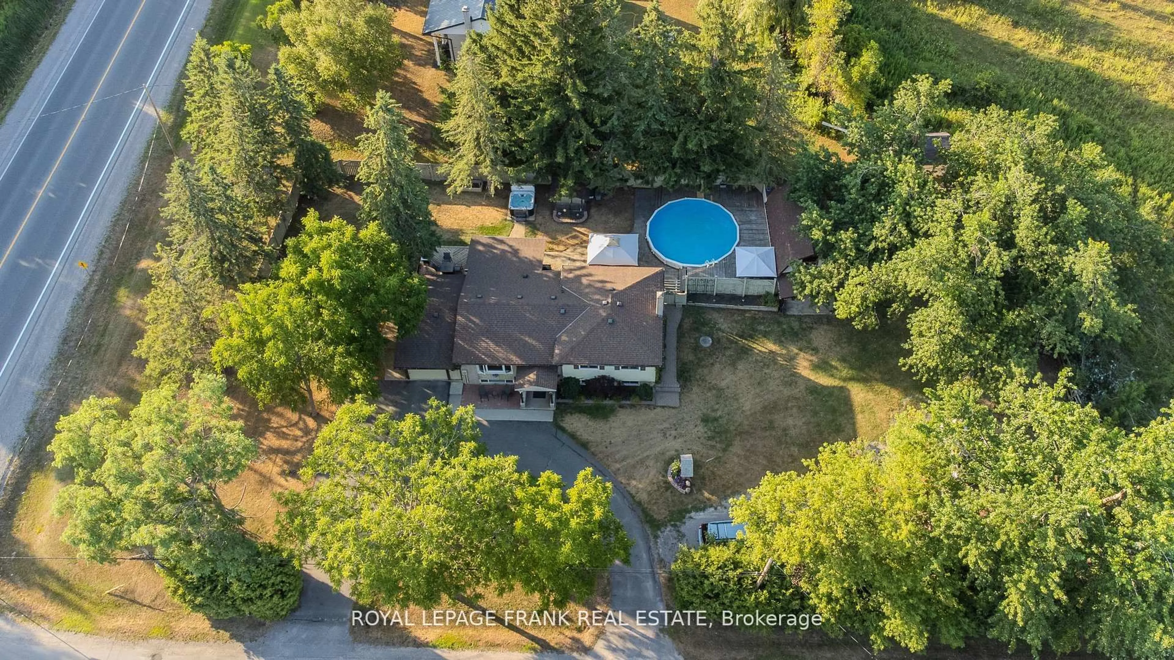 A pic from outside/outdoor area/front of a property/back of a property/a pic from drone, unknown for 2304 Old Norwood Rd, Otonabee-South Monaghan Ontario K9J 0G6