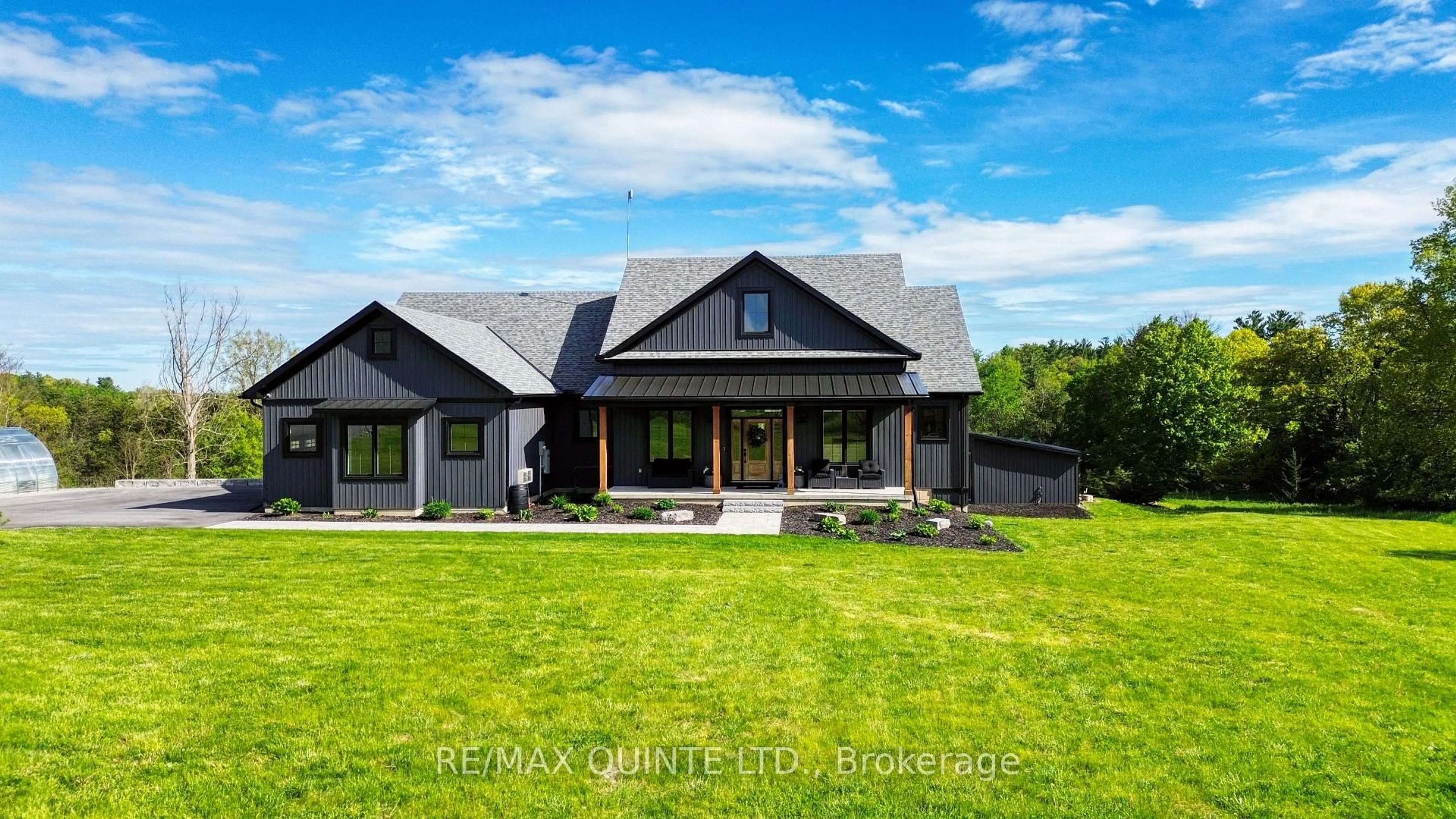 A pic from outside/outdoor area/front of a property/back of a property/a pic from drone, water/lake/river/ocean view for 1707 Fish And Game Club Rd, Hastings Ontario K0K 2C0