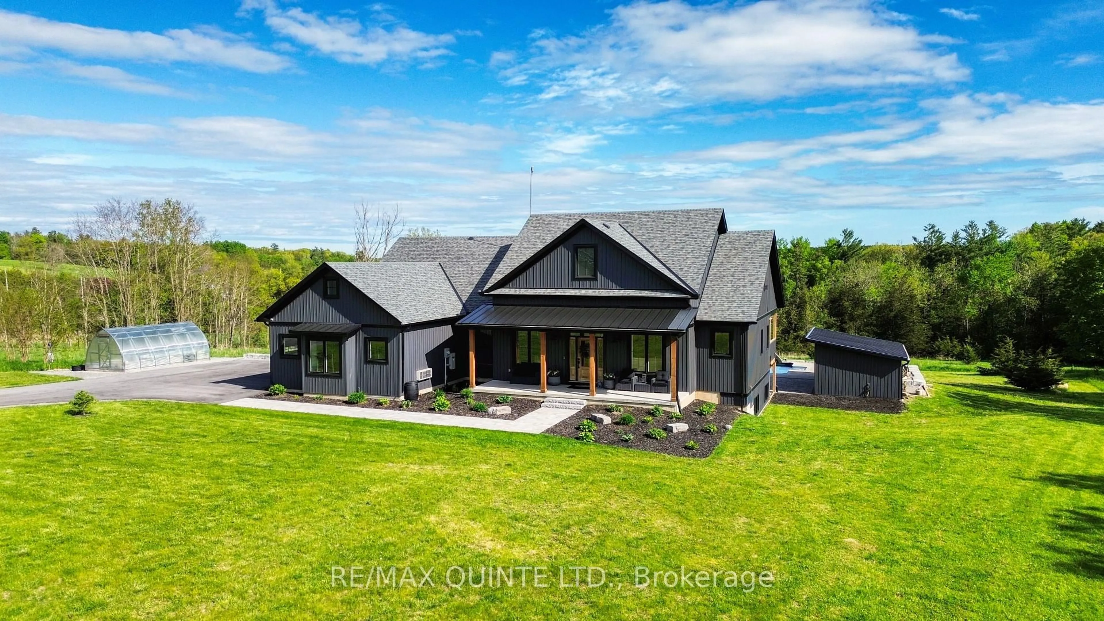 A pic from outside/outdoor area/front of a property/back of a property/a pic from drone, building for 1707 Fish And Game Club Rd, Hastings Ontario K0K 2C0