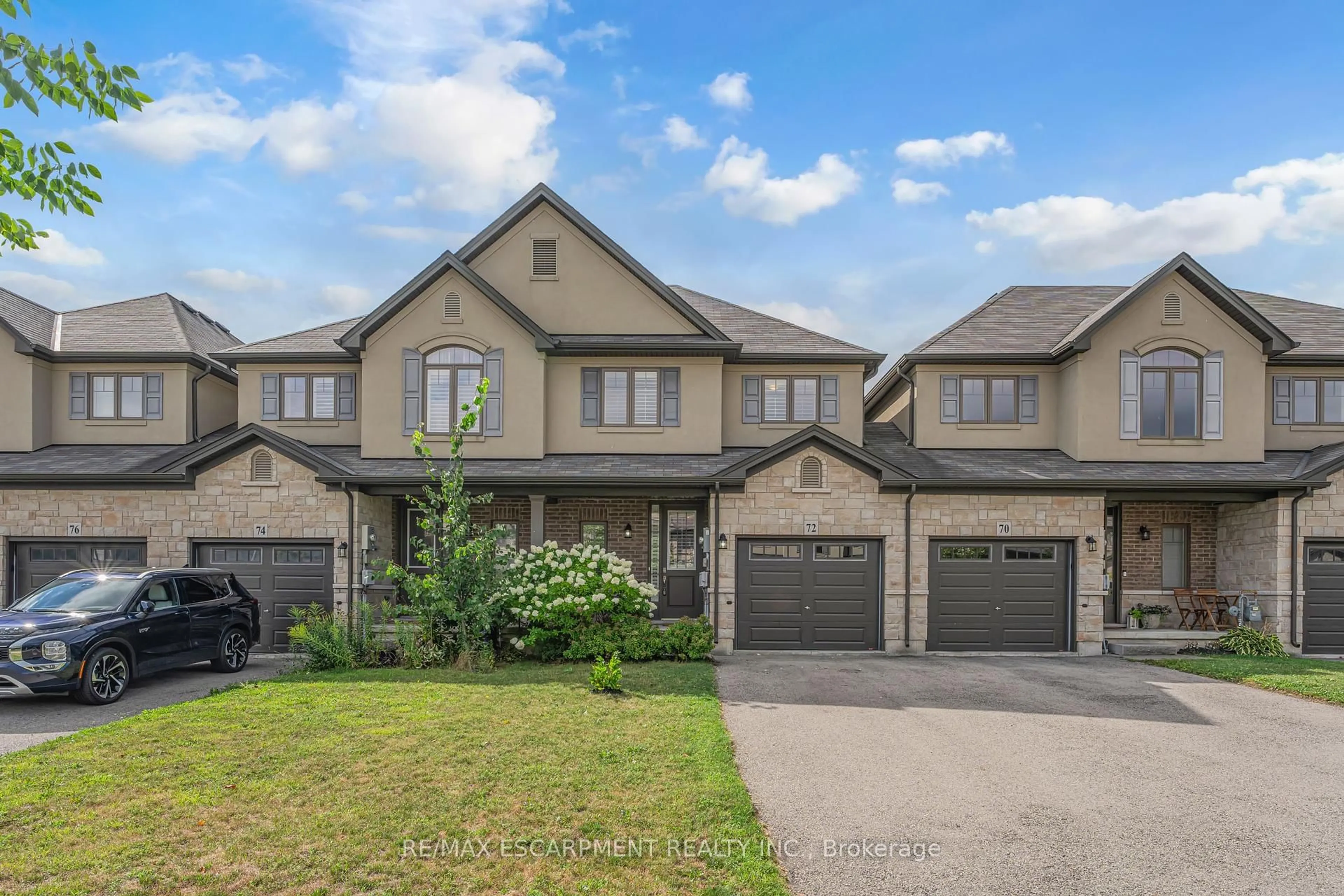 Home with brick exterior material, street for 72 DODMAN Cres, Hamilton Ontario L9G 0G6