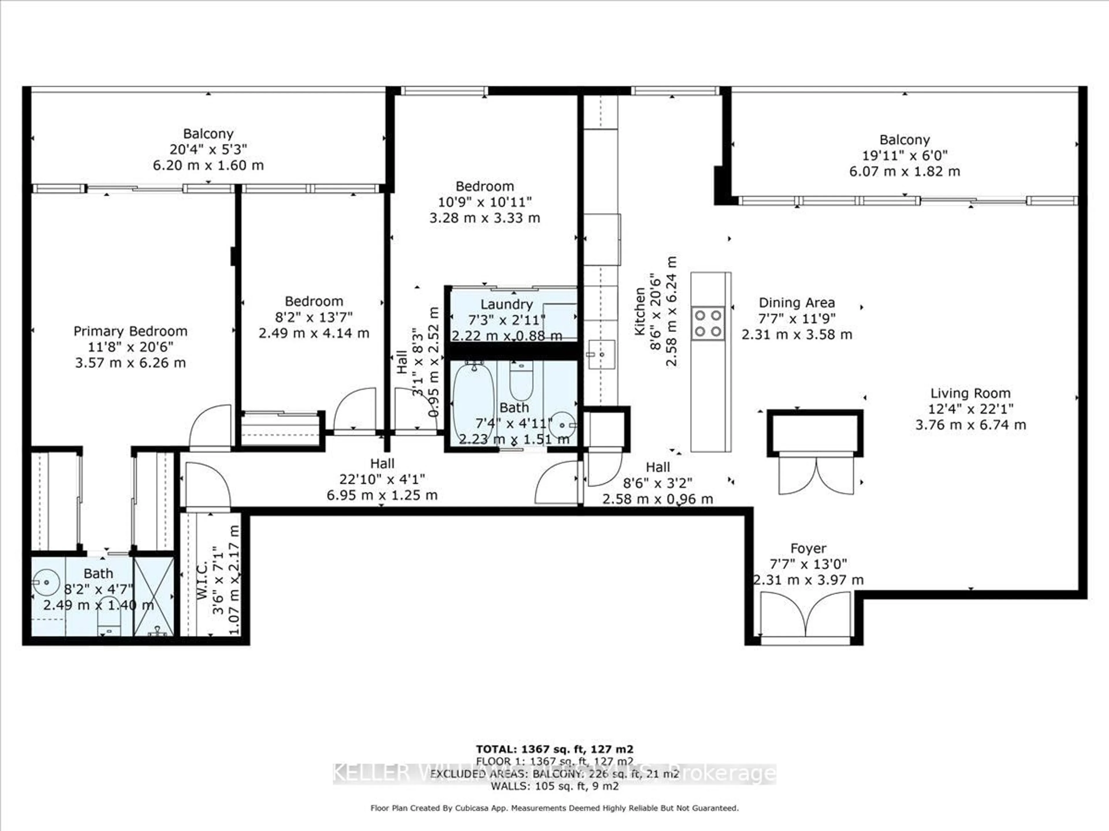 Floor plan for 389 Dundas St #1601, London East Ontario N6B 3L5