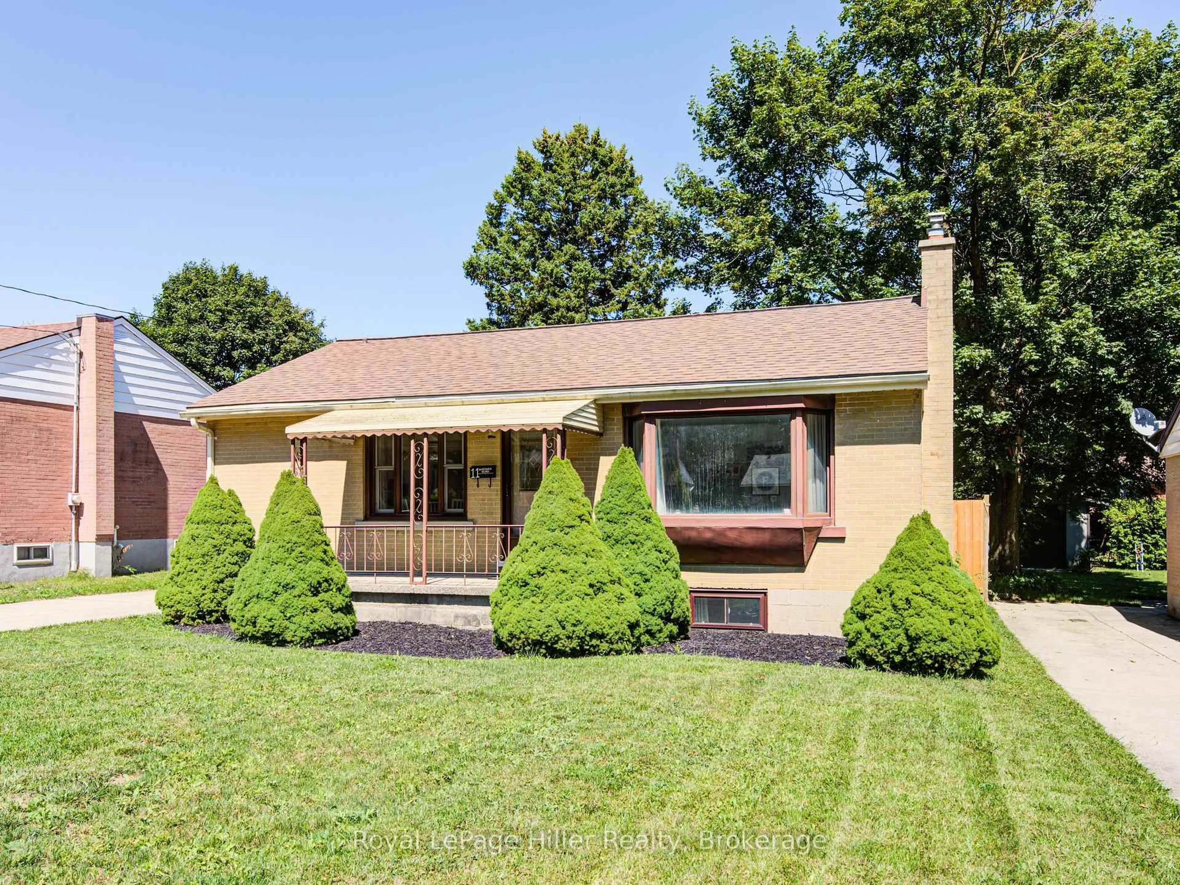 Home with brick exterior material, street for 11 Warwick Rd, Stratford Ontario N5A 6E6